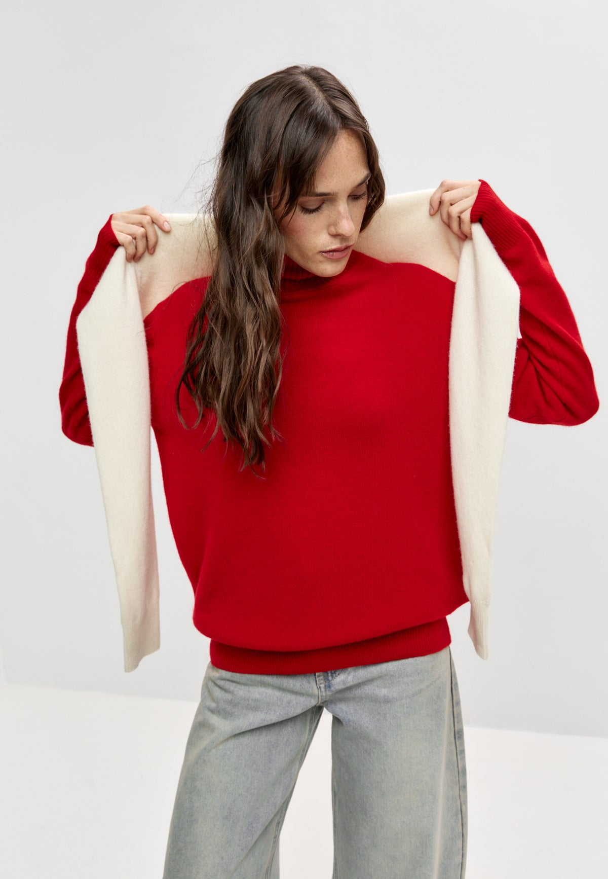 Jersey de lana merino Mauve – Marrón