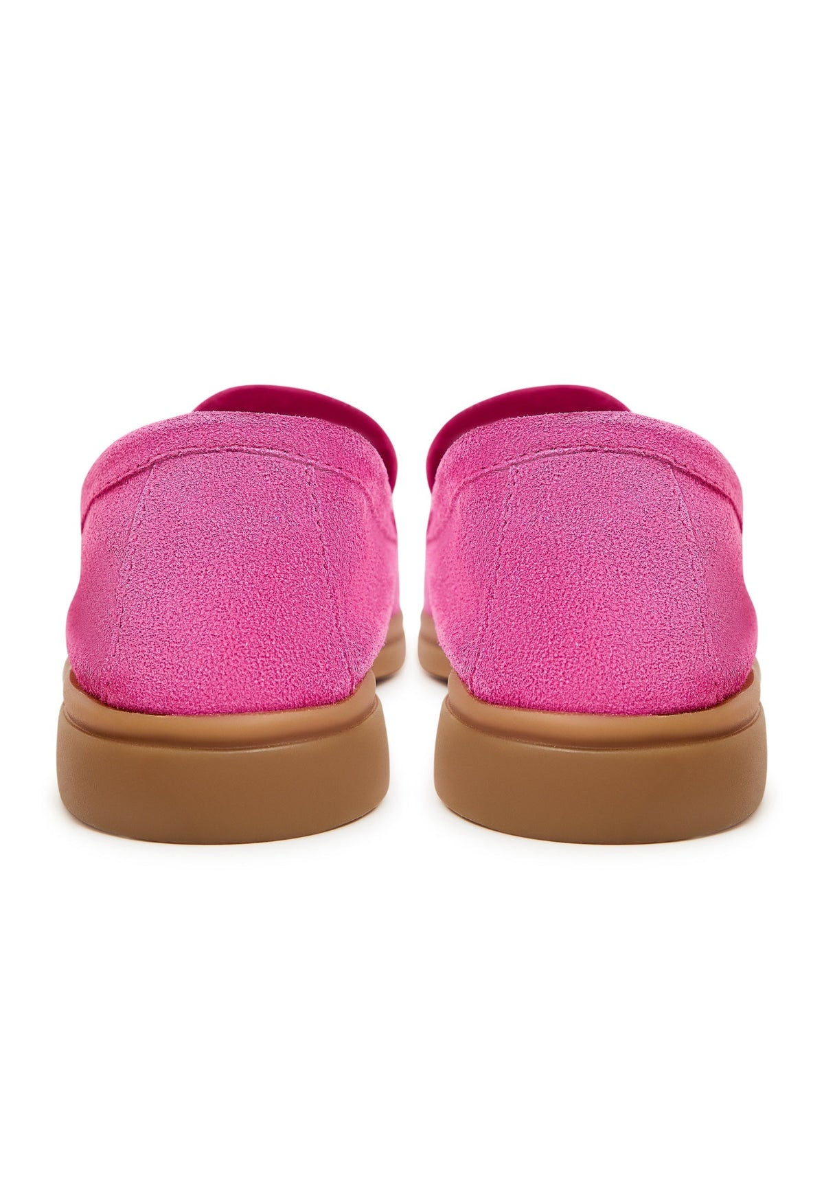 Classic Flat Sole Loafers - Fuchsia