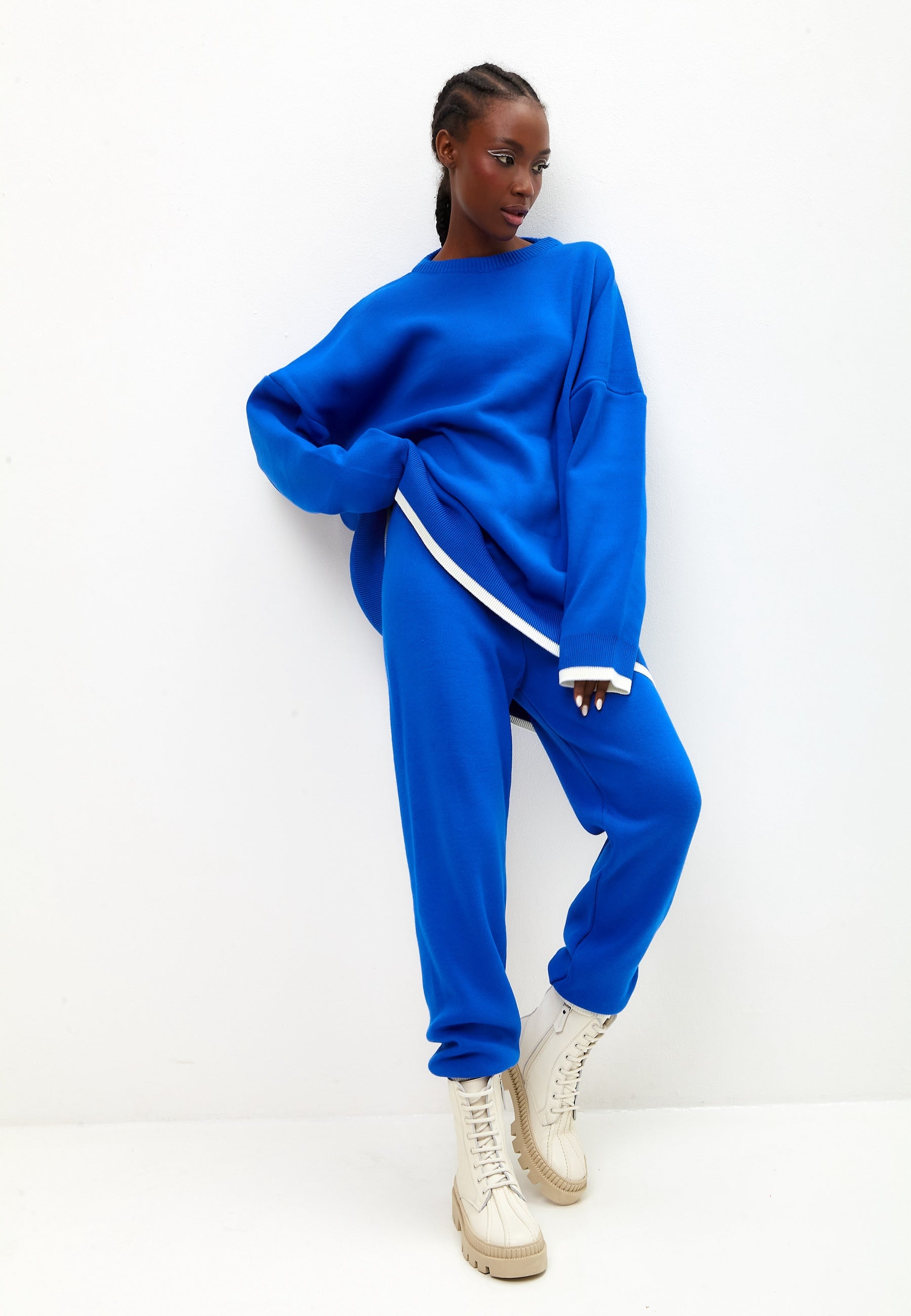 Oversized Jogger set Blue