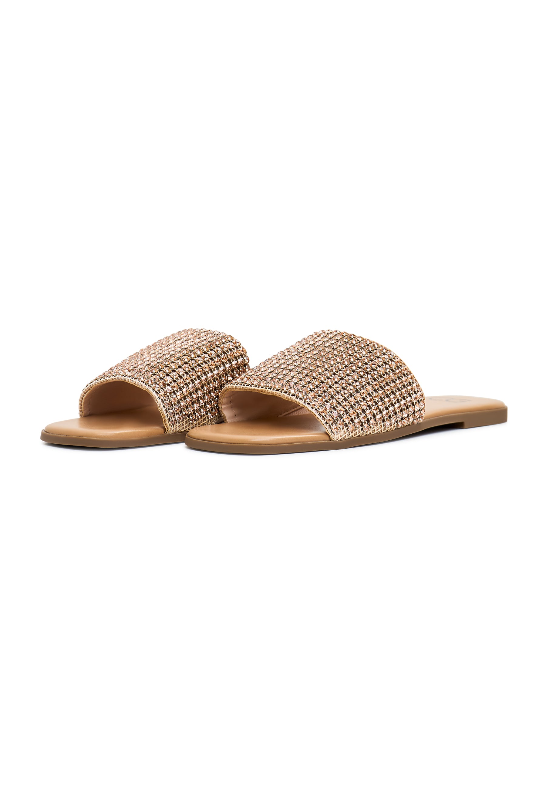 Flat Sole Slippers Izzy - Gold