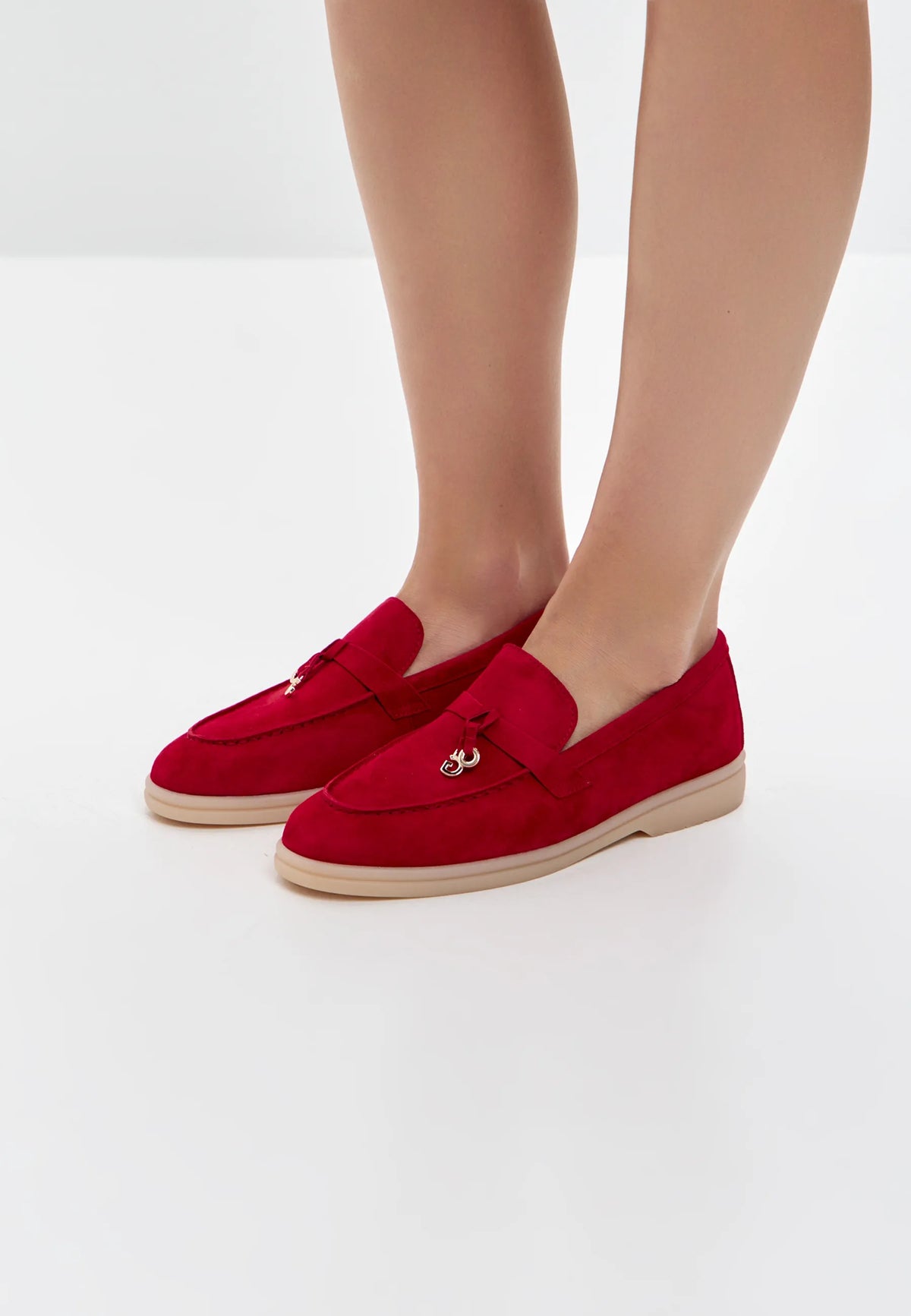 Platform Moccasins Aurelia - Red Wine