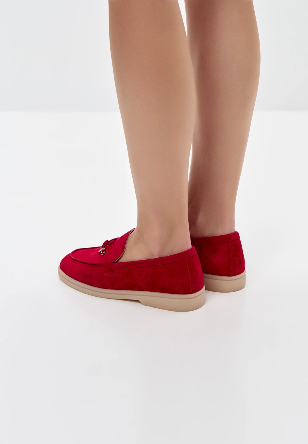 Platform Moccasins Aurelia - Red Wine