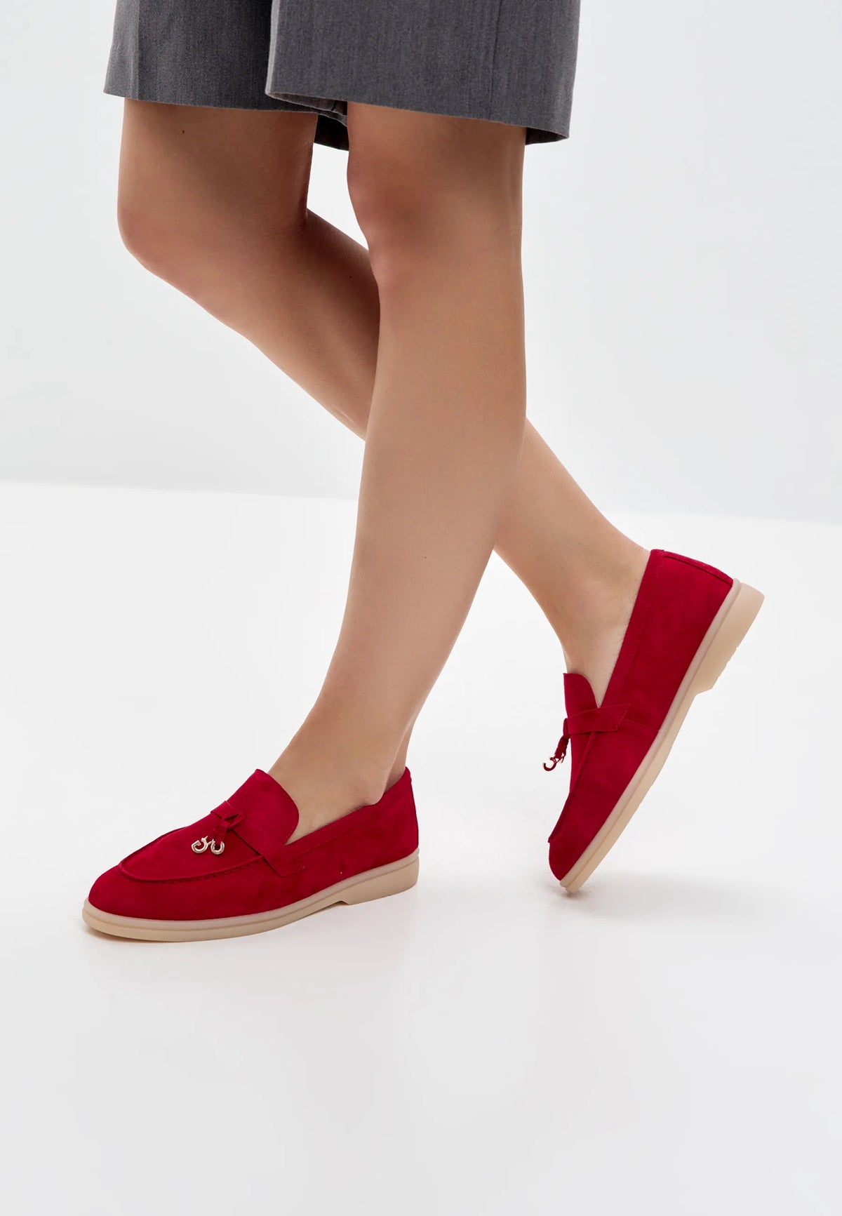 Platform Moccasins Aurelia - Red Wine