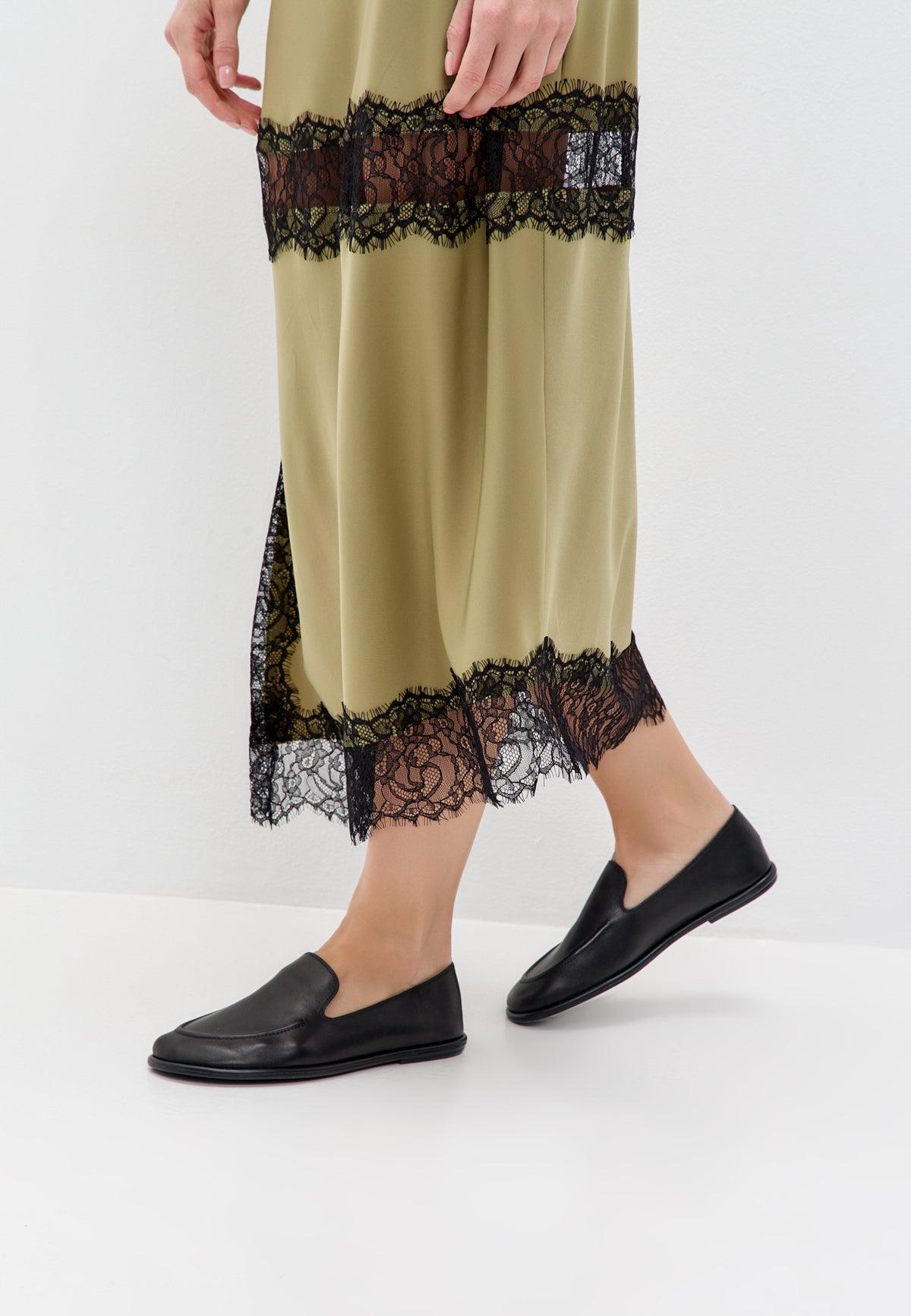 Soft Step Leather Loafers – Black