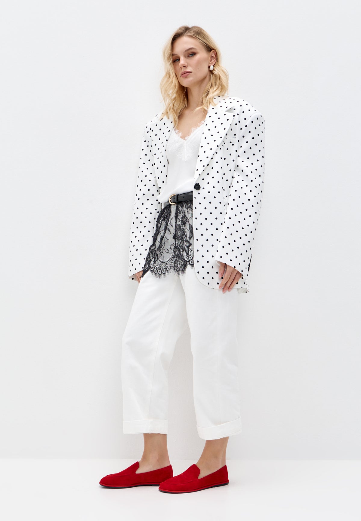 Soft Step Suede Loafers – Red