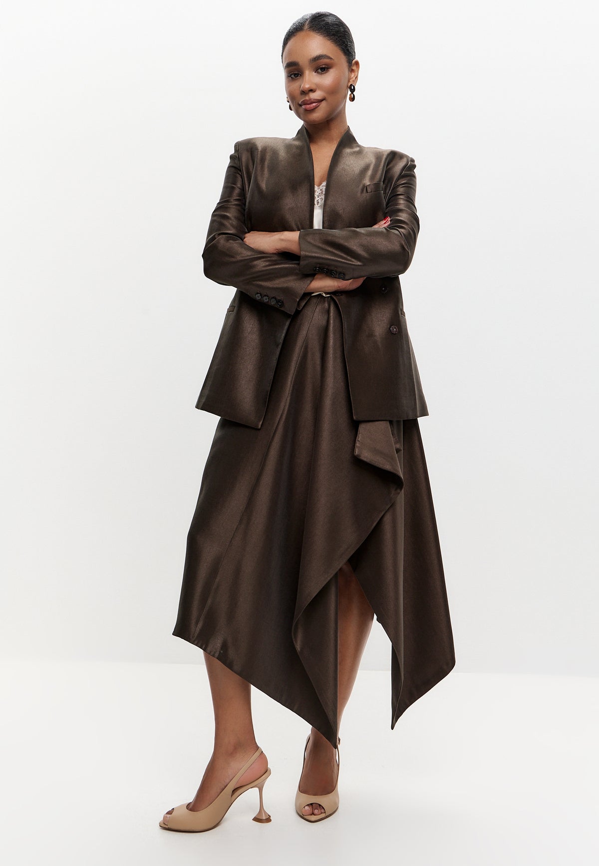 Stiletto High Heeled Sandals Mariana - Beige