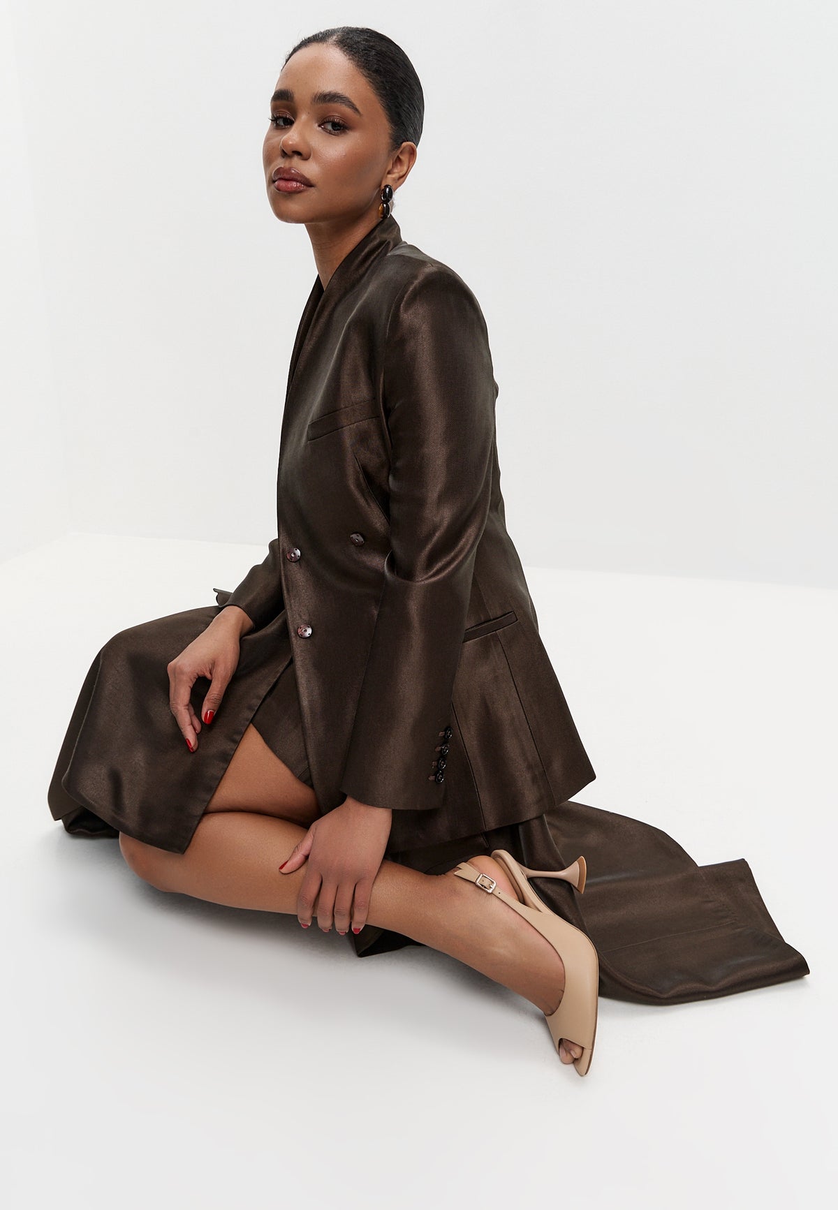 Stiletto High Heeled Sandals Mariana - Beige