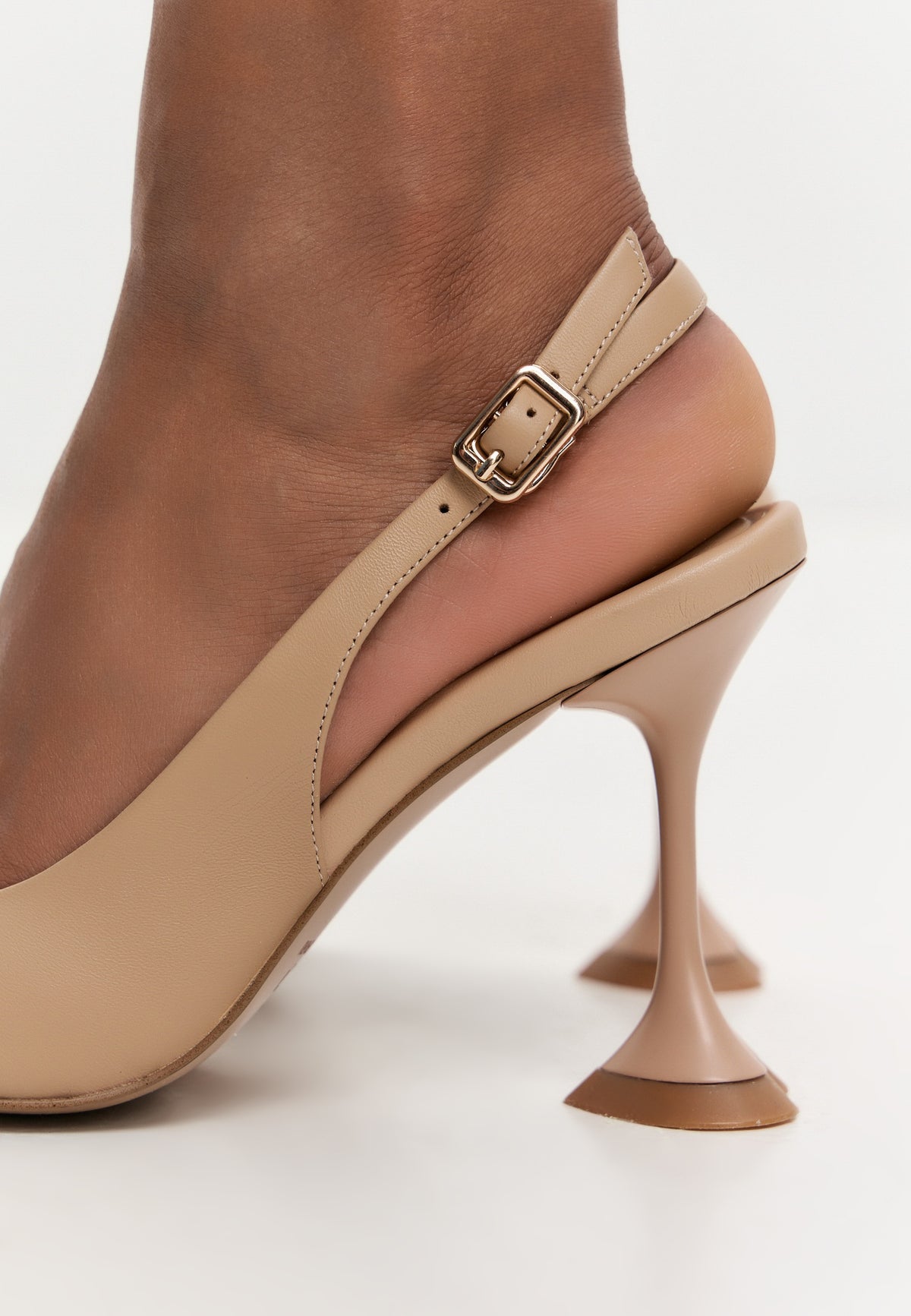 Stiletto High Heeled Sandals Mariana - Beige