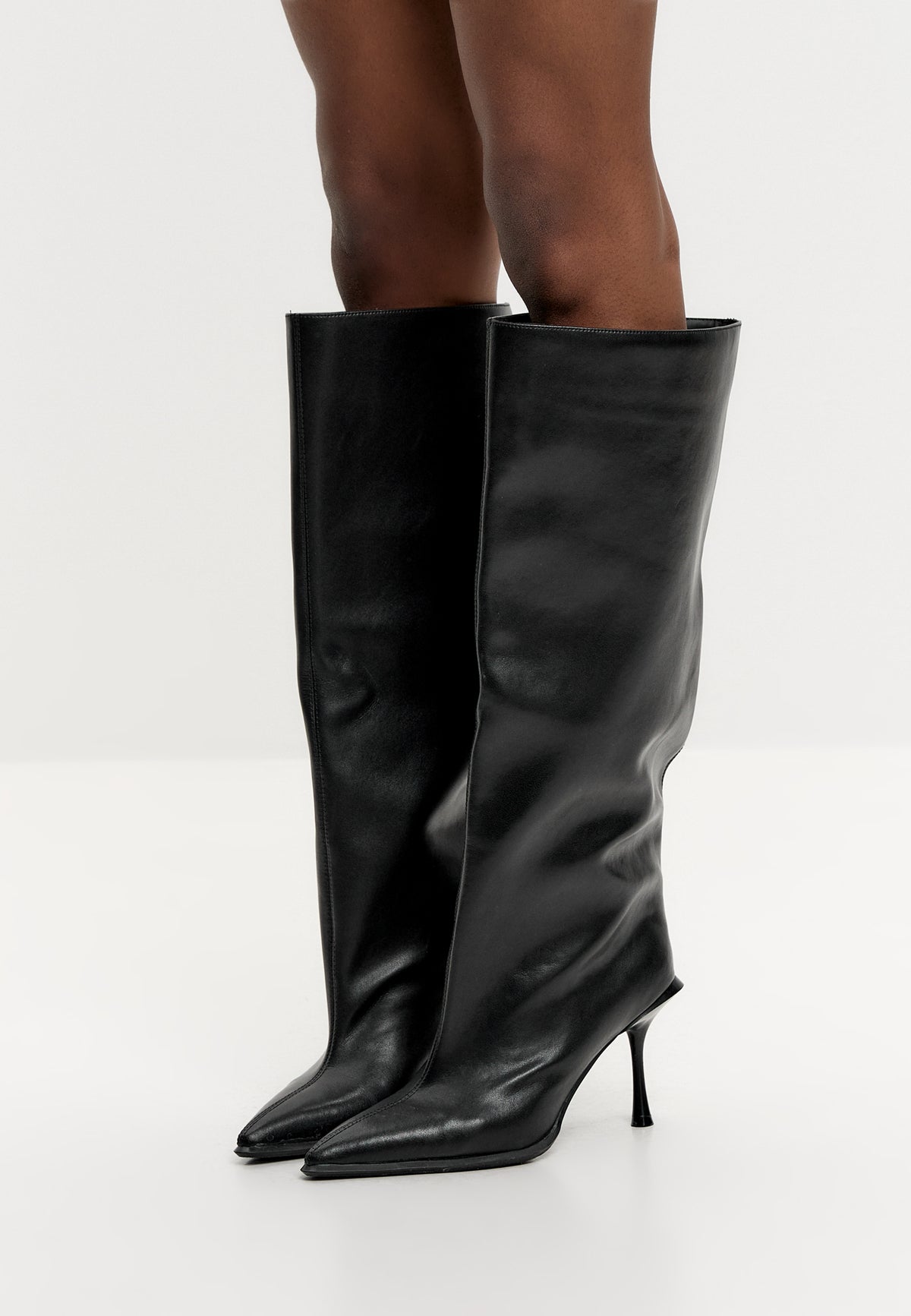 Stiletto Ankle Boots - Matte Black