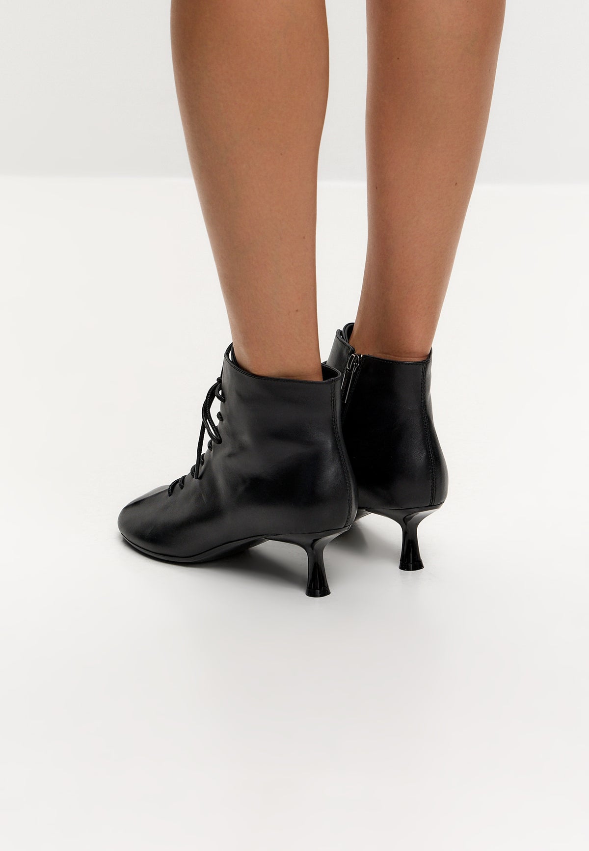 Bottines à lacets Ava en cuir