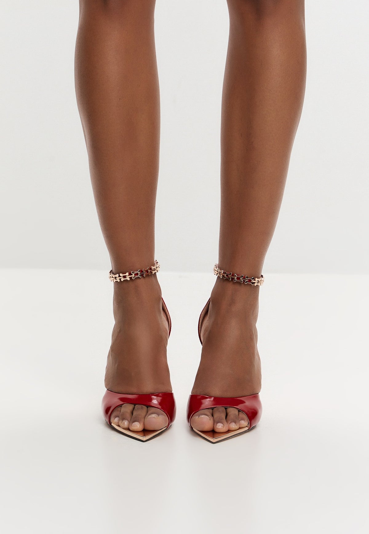 Stiletto High Heeled Sandals Malena - Red
