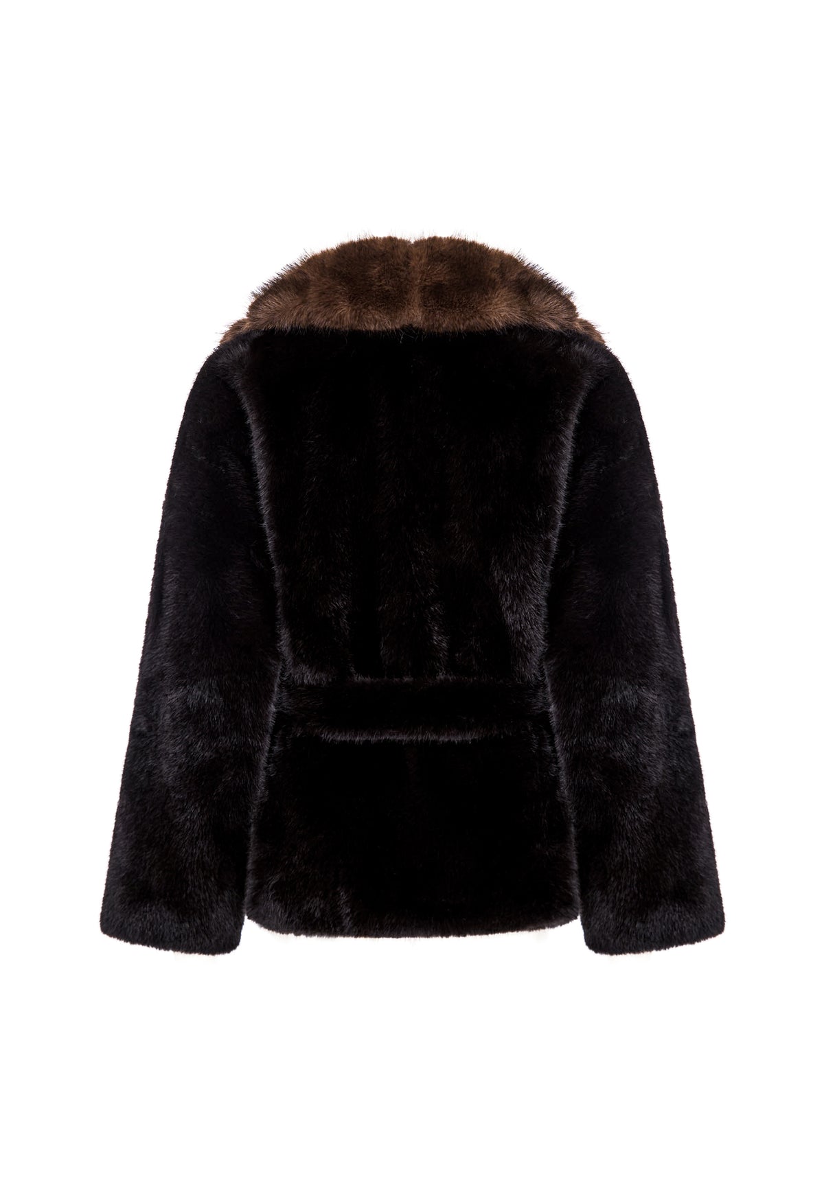 Chaqueta Faux Arena – Marrón