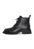 Refined Utility Lace-Up - Black