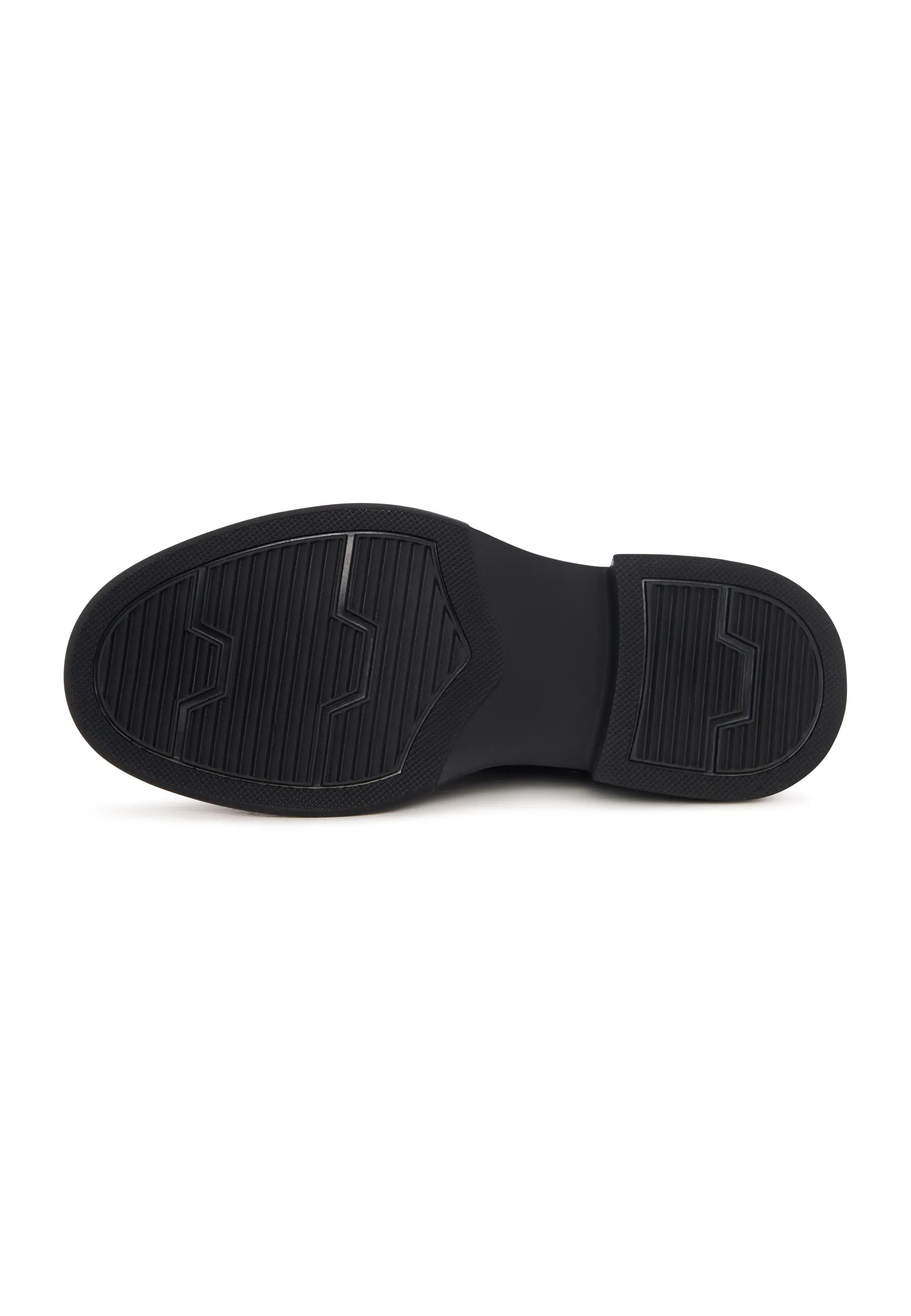 Refined Utility Lace-Up - Black