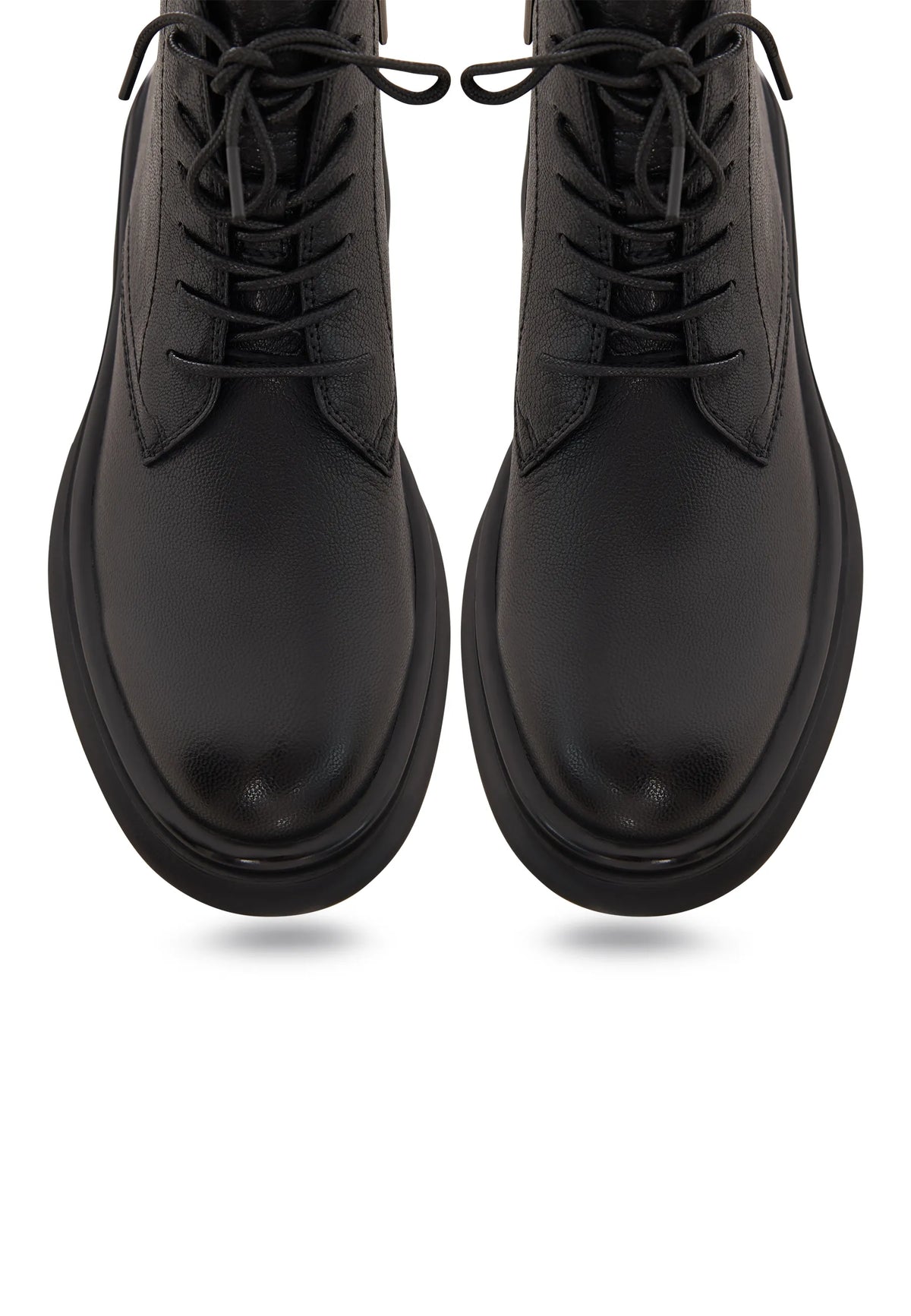 Refined Utility Lace-Up - Black