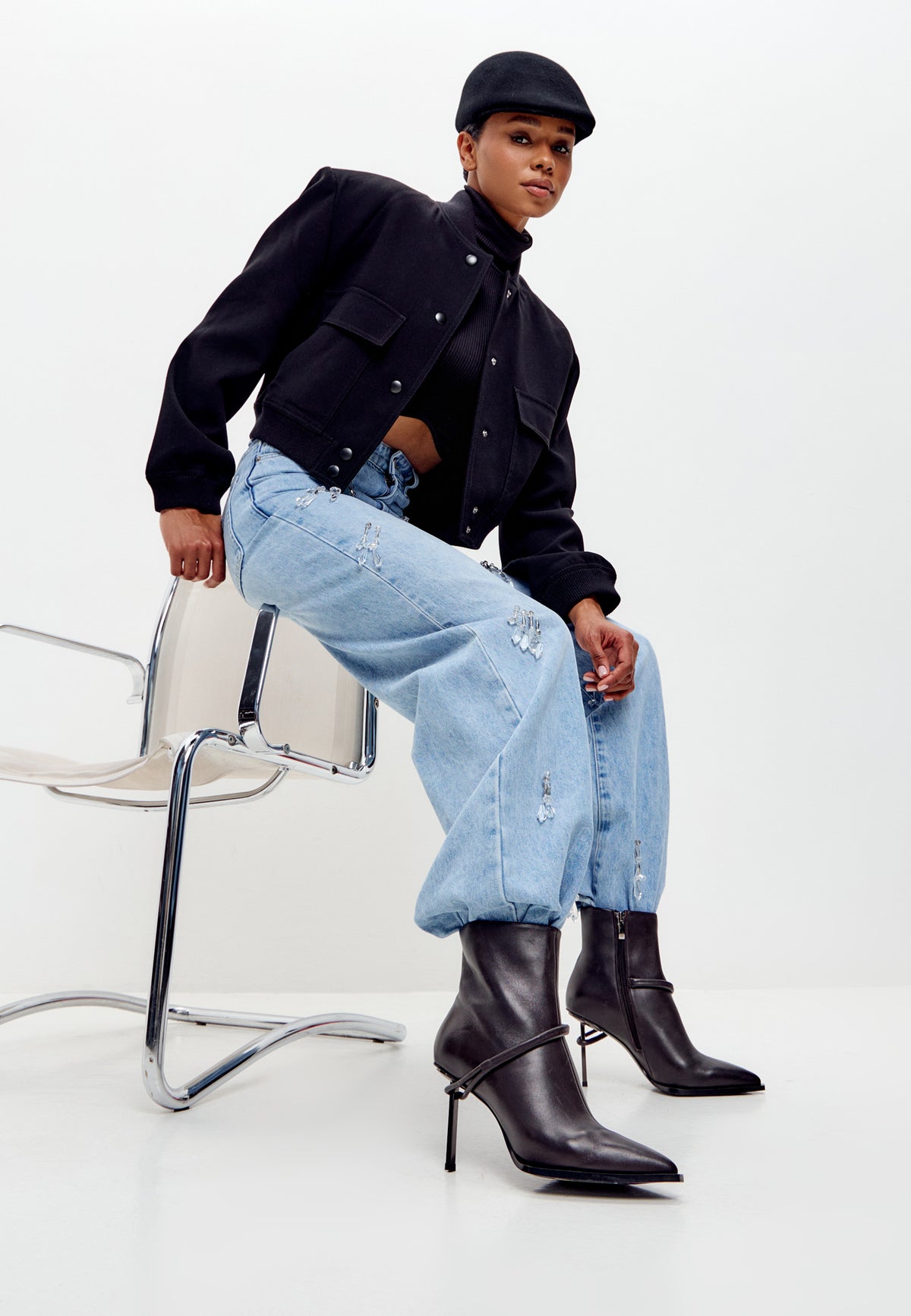 Sculpted Wrap Ankle Boots