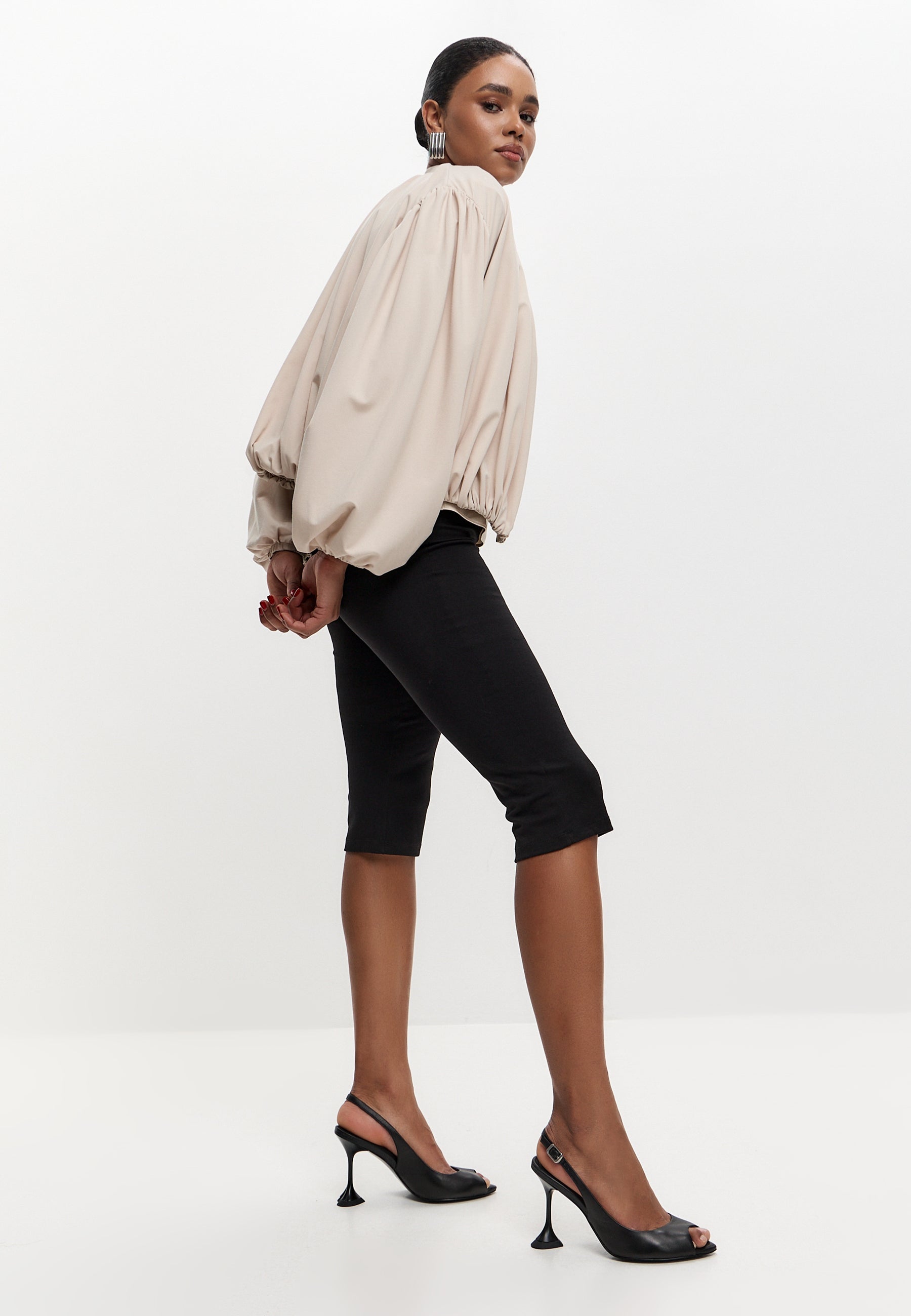 Stiletto High Heeled Sandals Mariana - Black