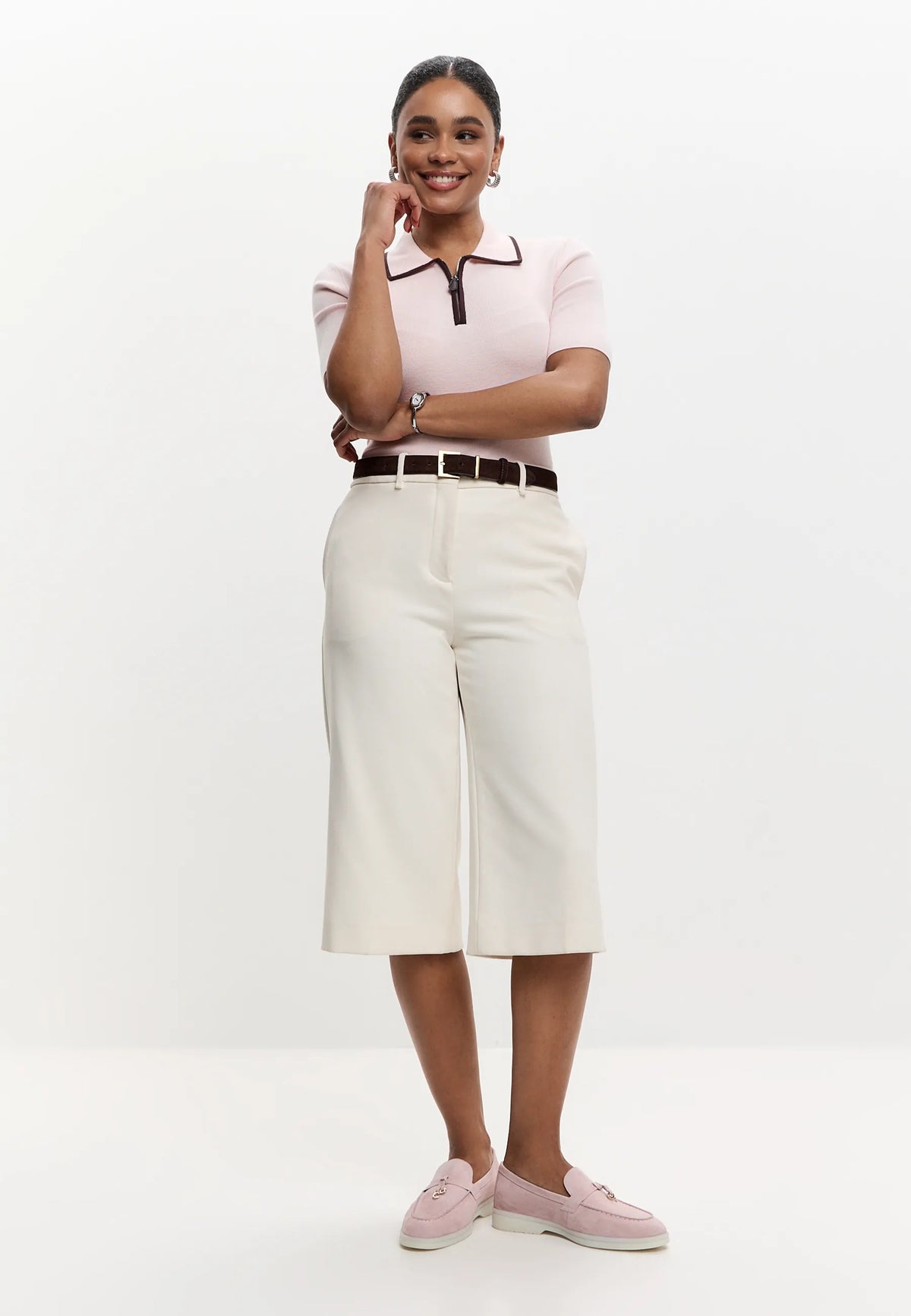 Platform Moccasins Aurelia - Light Pink