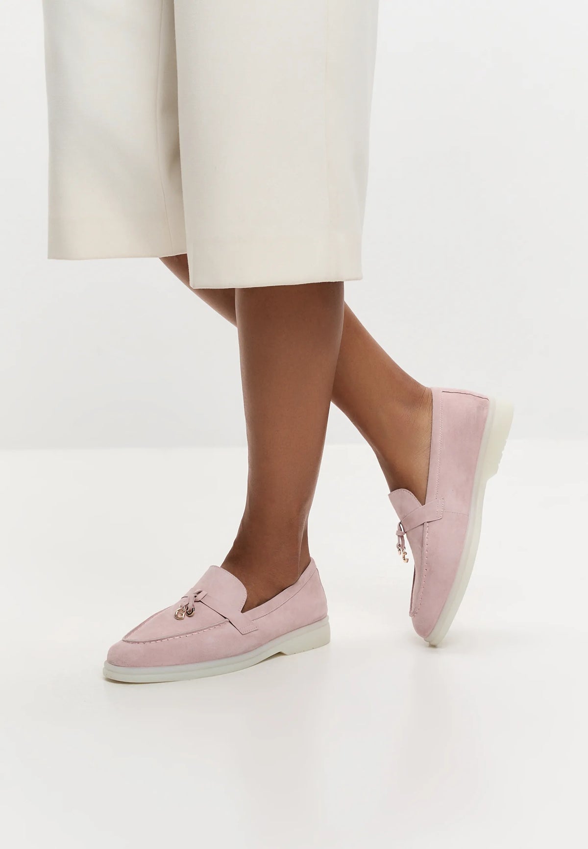 Platform Moccasins Aurelia - Light Pink