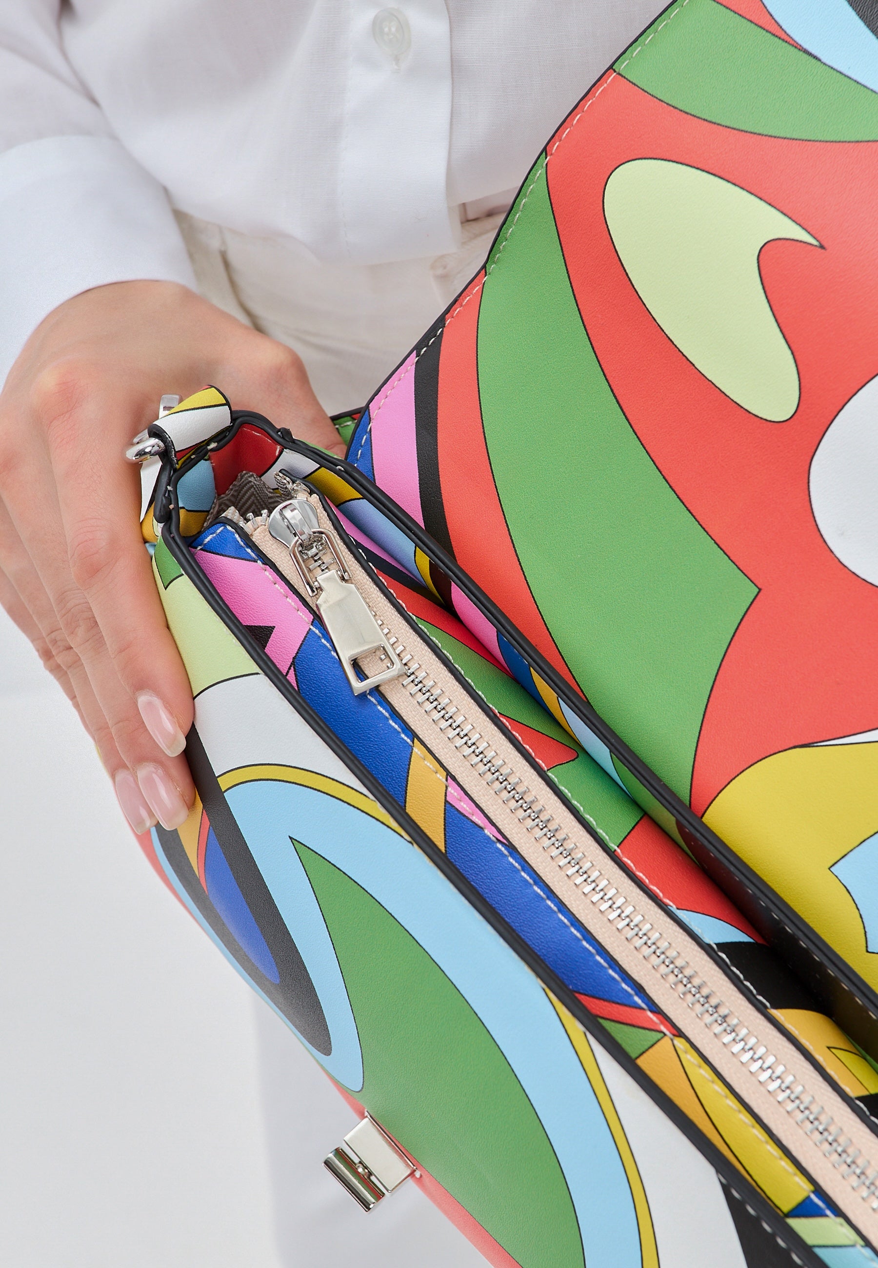 Colourful Crossbody Bag - Cesare Gaspari