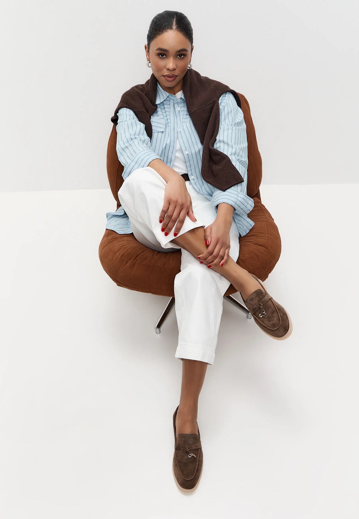 Platform Moccasins Aurelia - Dark Brown