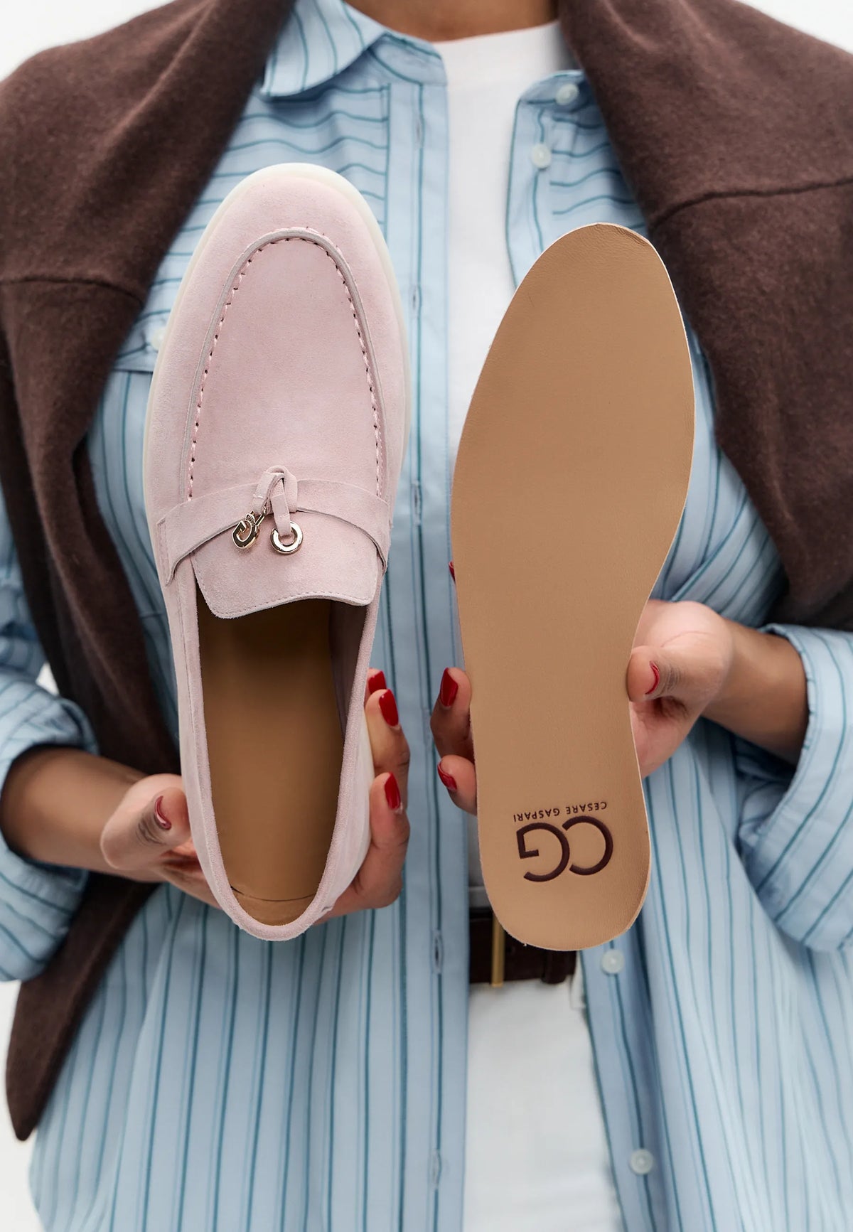 Platform Moccasins Aurelia - Light Pink