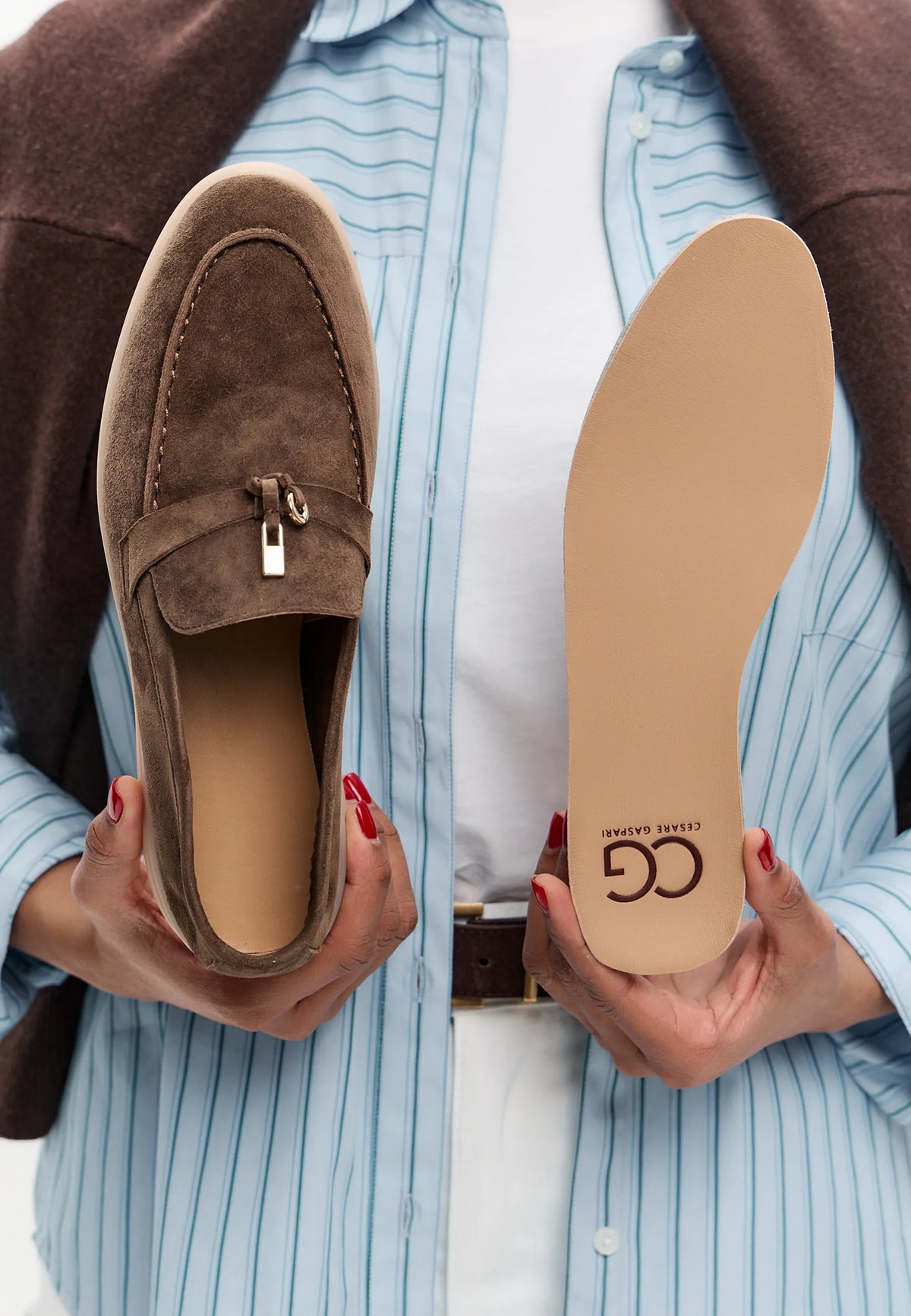 Platform Moccasins Aurelia - Dark Brown