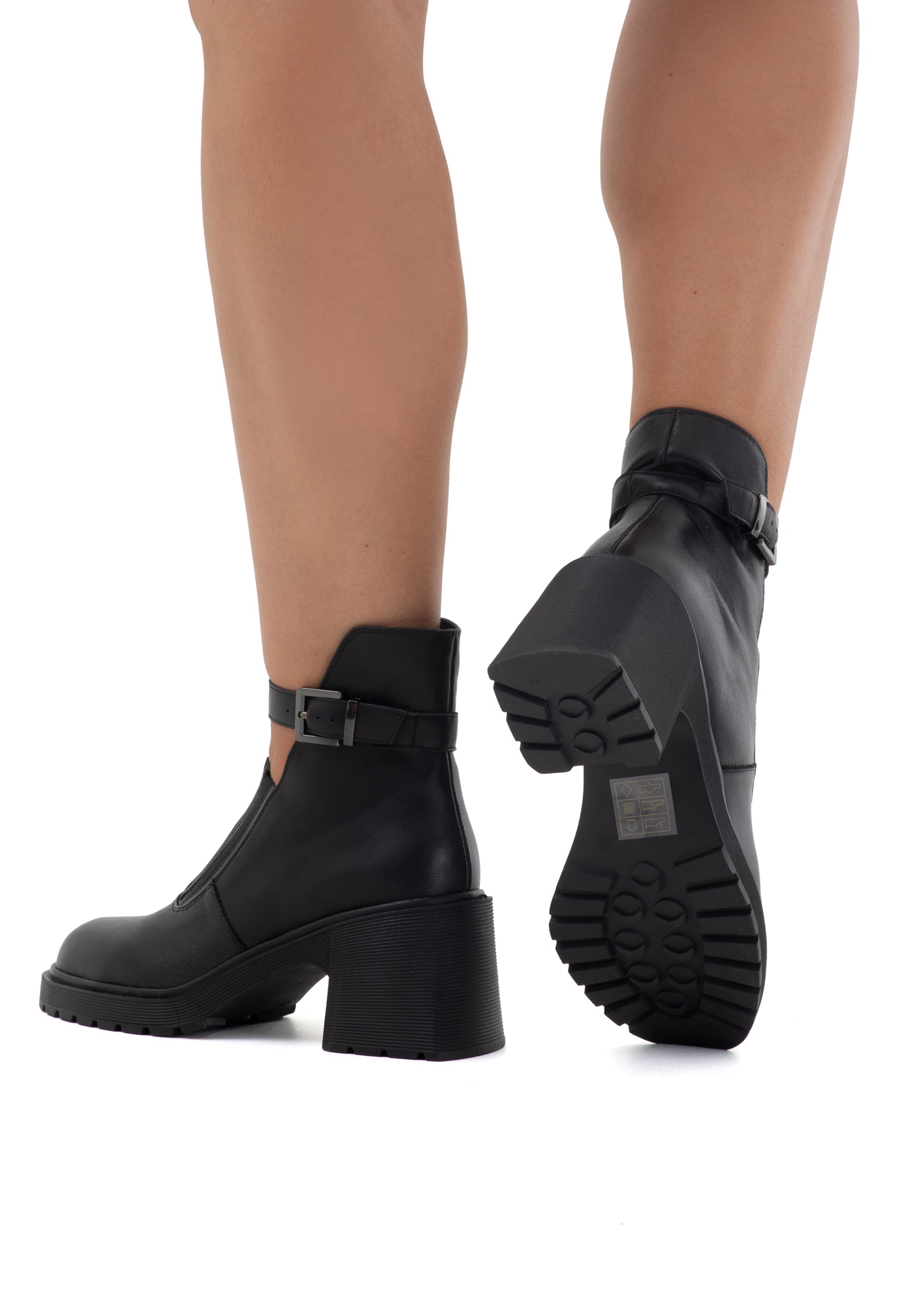 Block Heel Stylish Ankle Boots