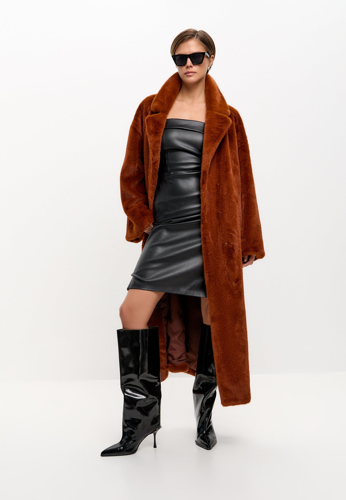 Autumn Fox Coat - Terracota