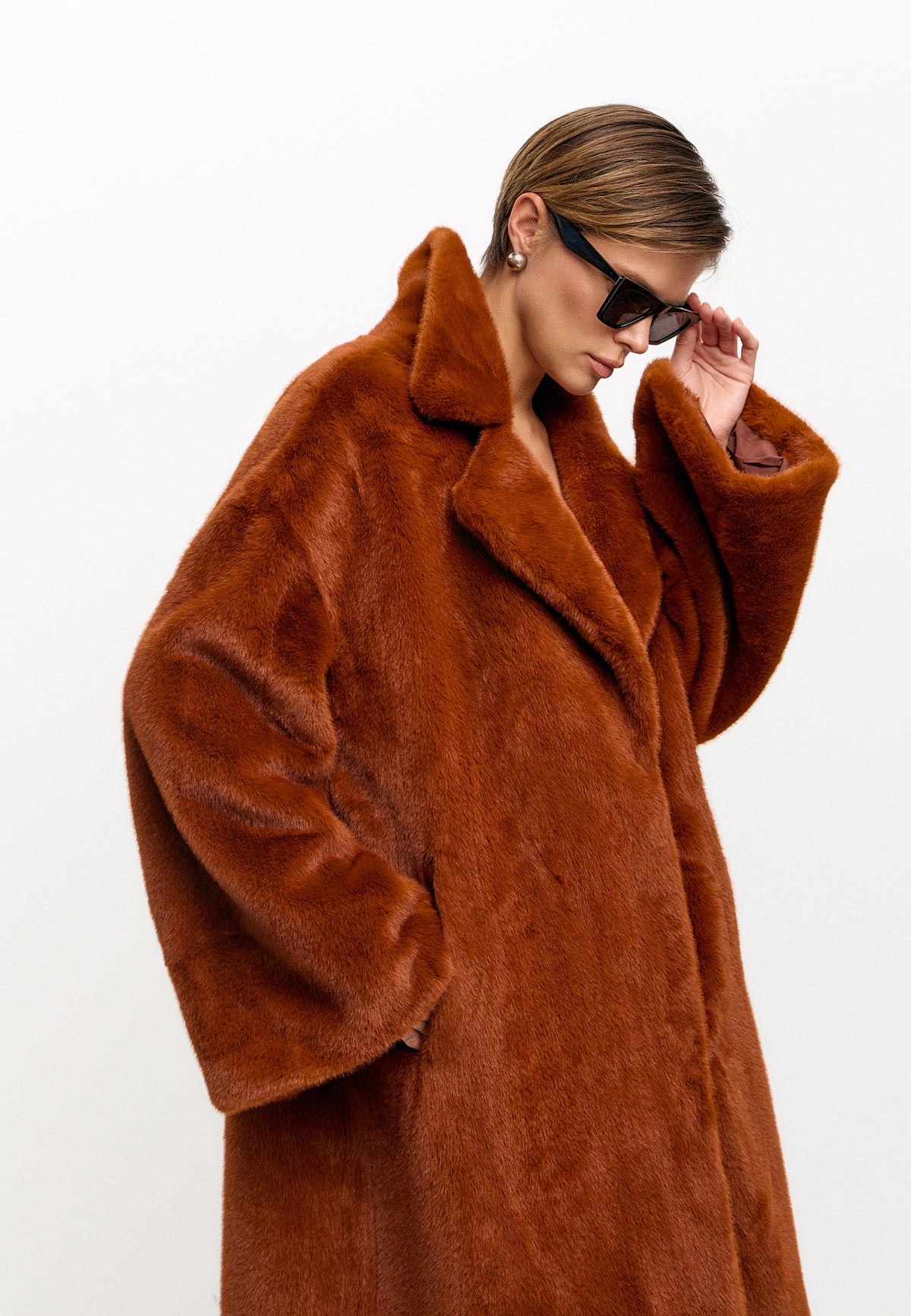 Autumn Fox Coat - Terracota
