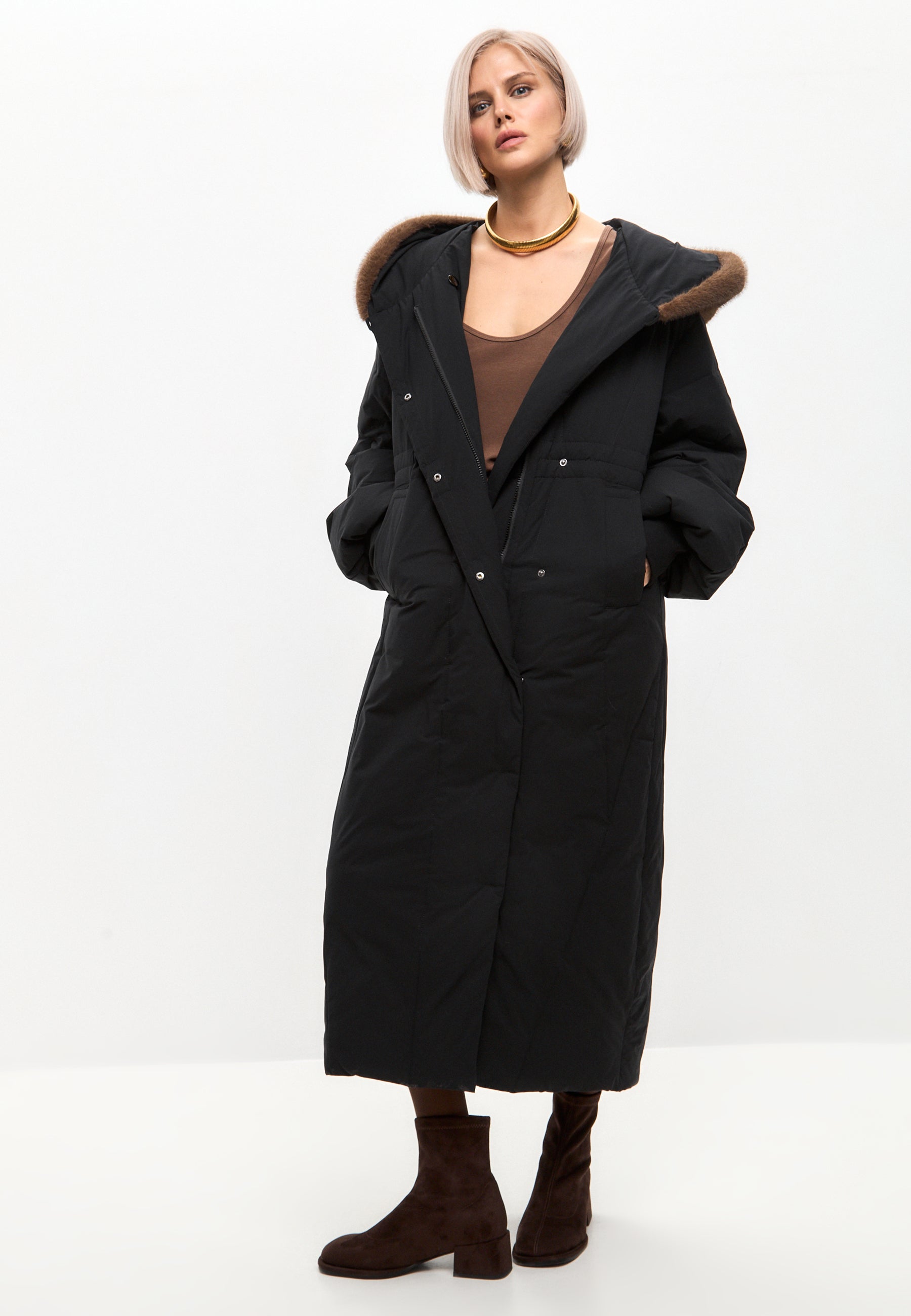 Luxe Hooded Winter Coat