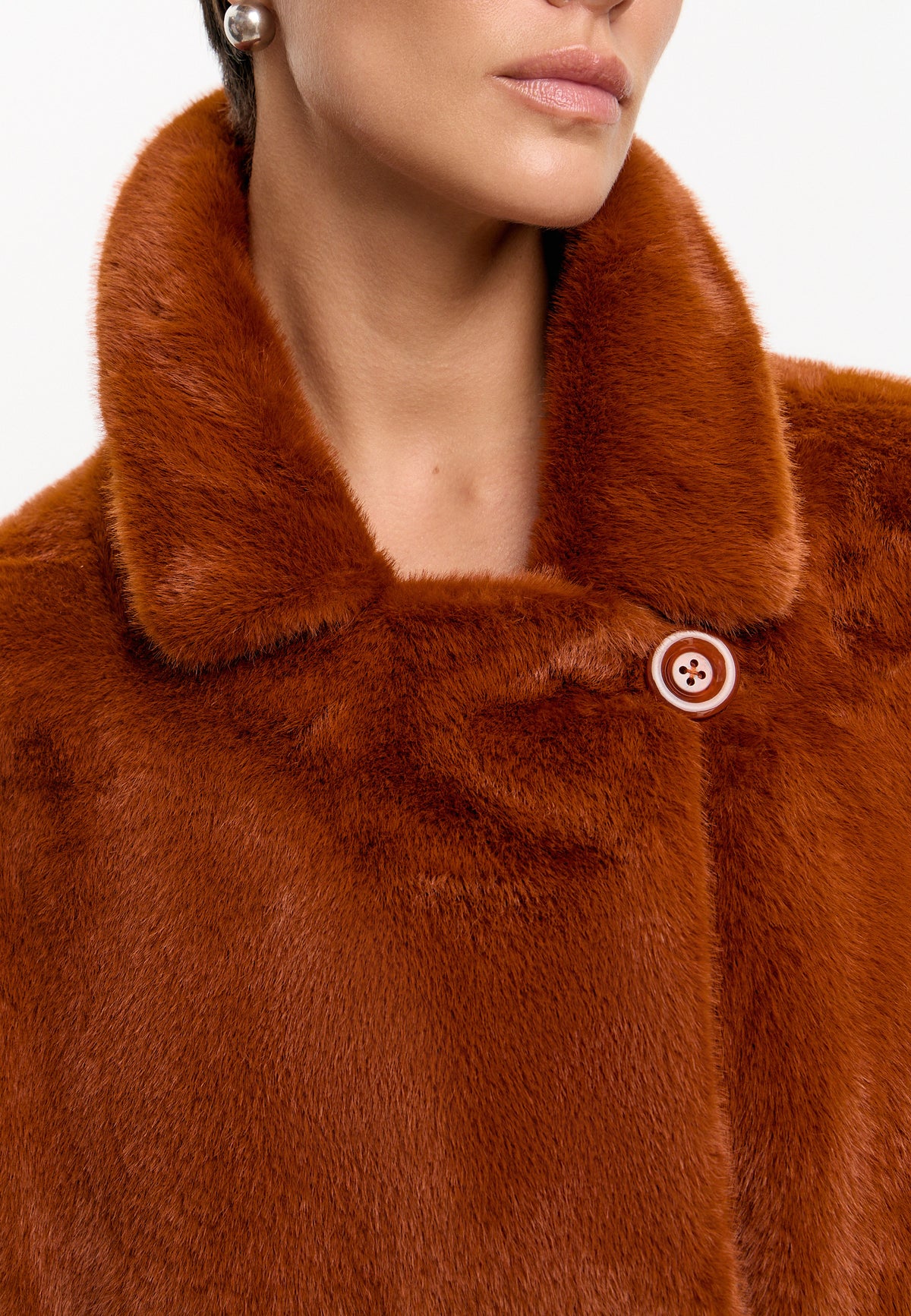 Autumn Fox Coat - Terracota