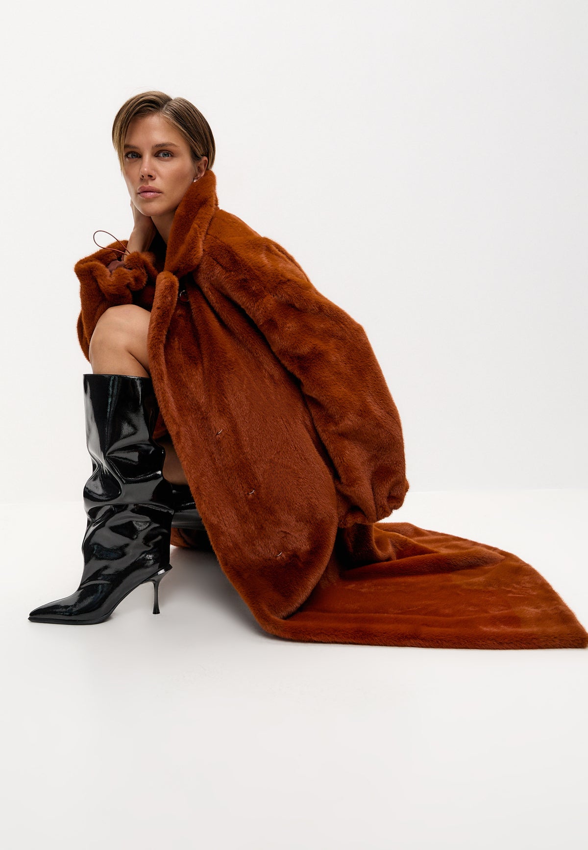Autumn Fox Coat - Terracota