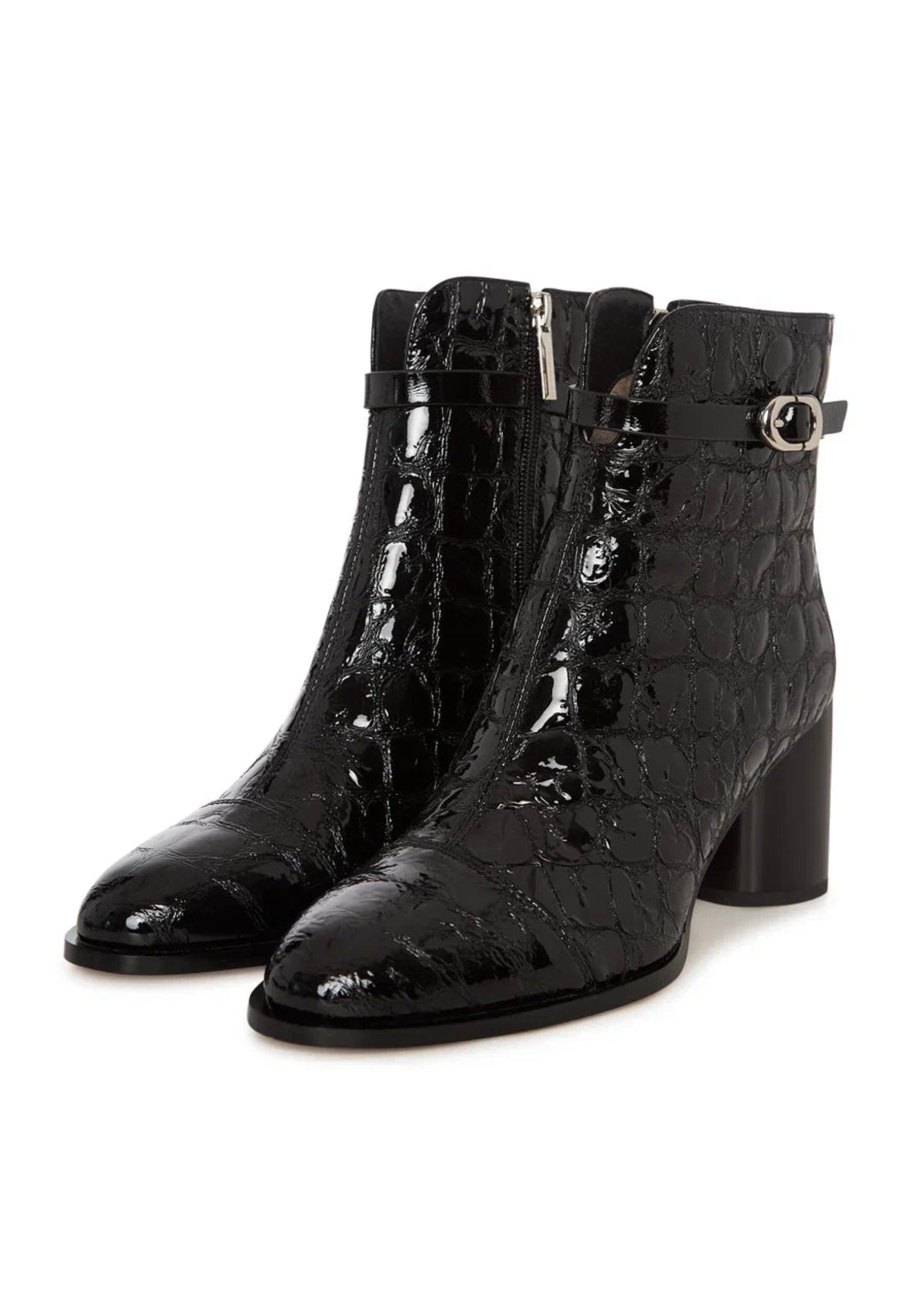 Midnight Croc Block Boots