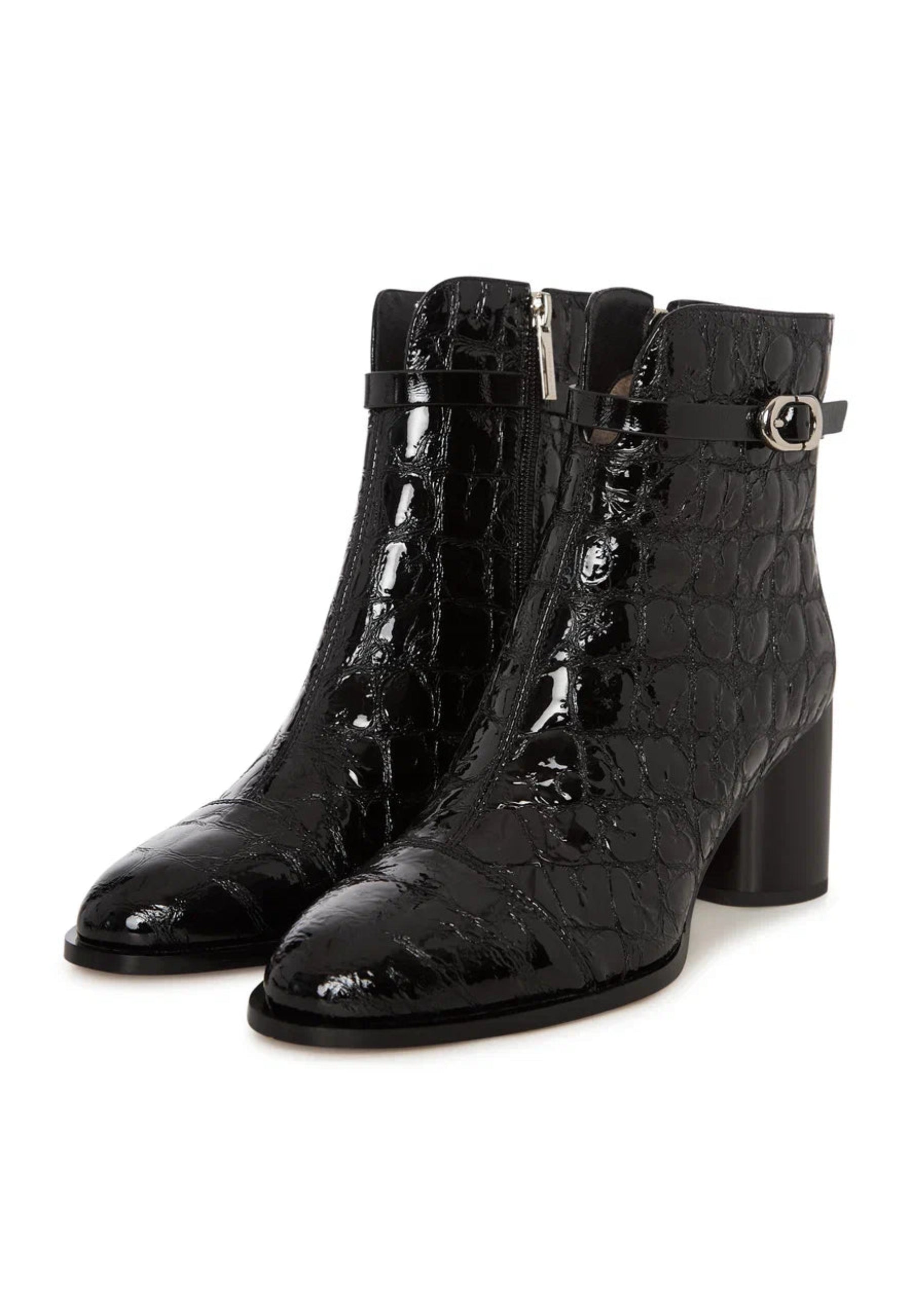 Midnight Croc Block Boots