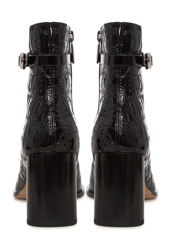 Midnight Croc Block Boots
