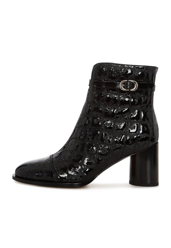 Midnight Croc Block Boots
