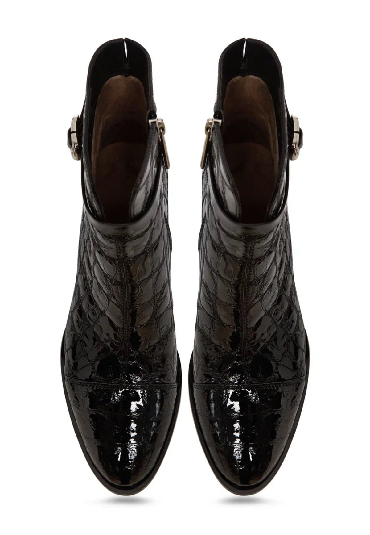 Midnight Croc Block Boots