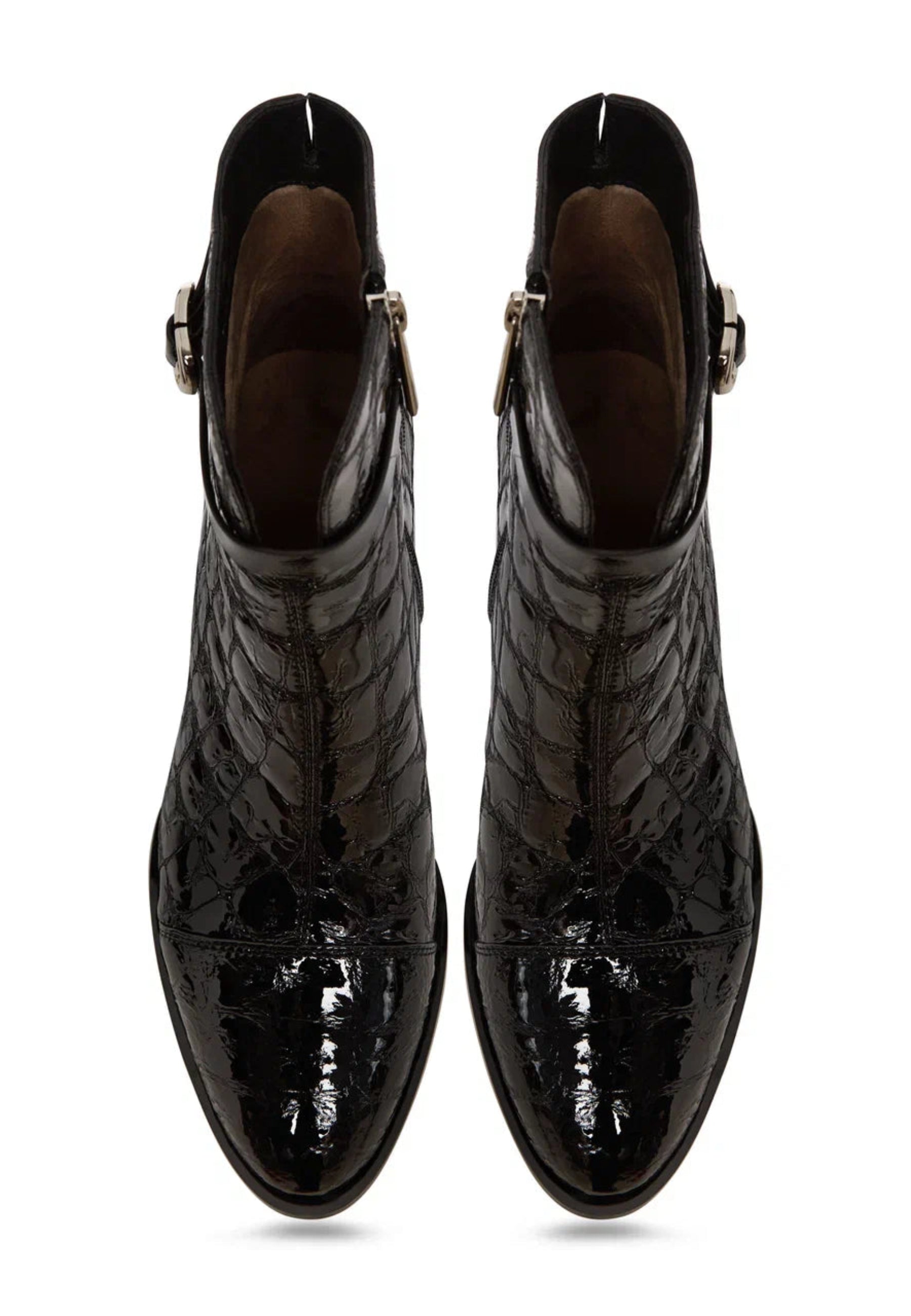 Midnight Croc Block Boots