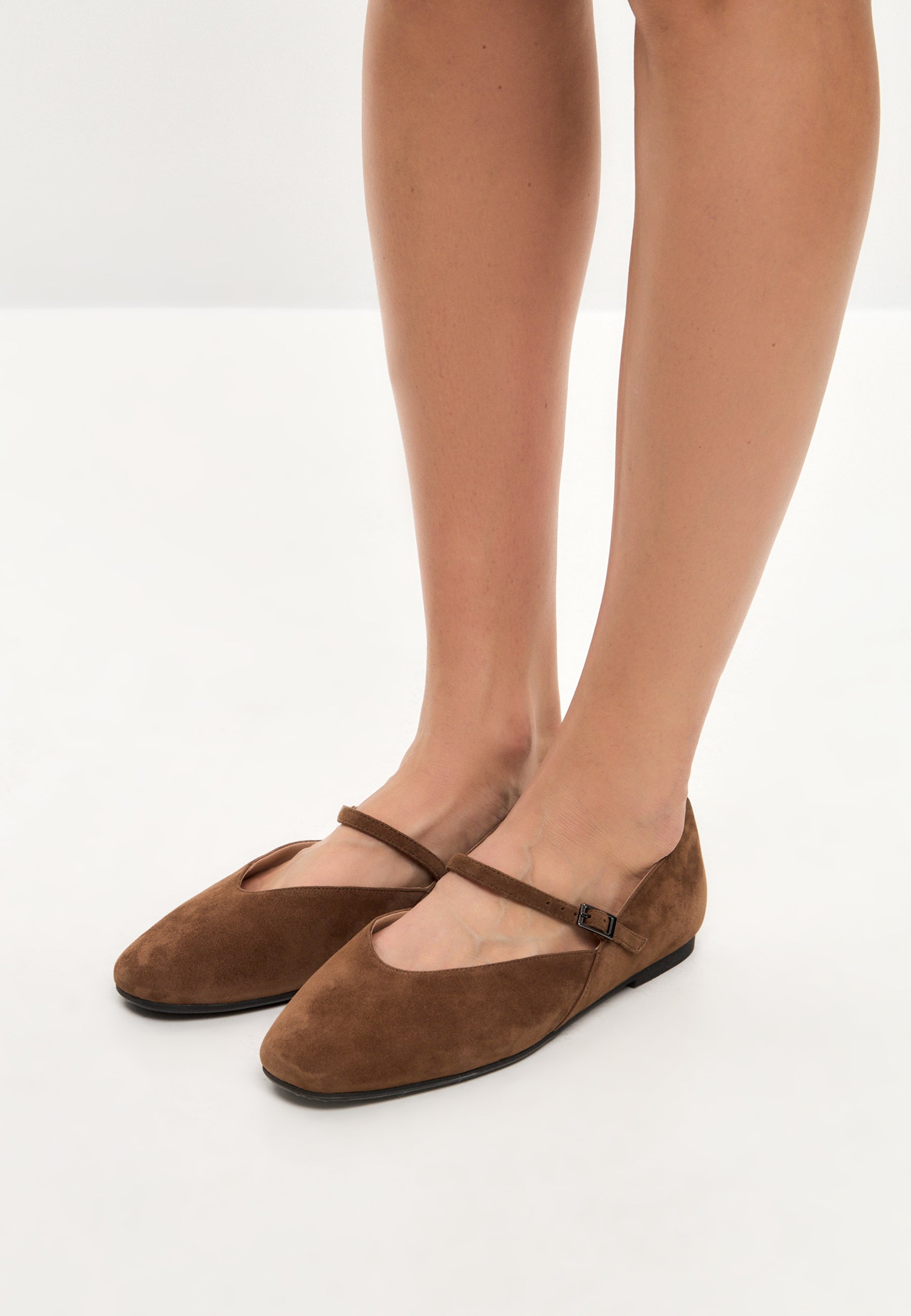 Elegant Suede Mary Janes