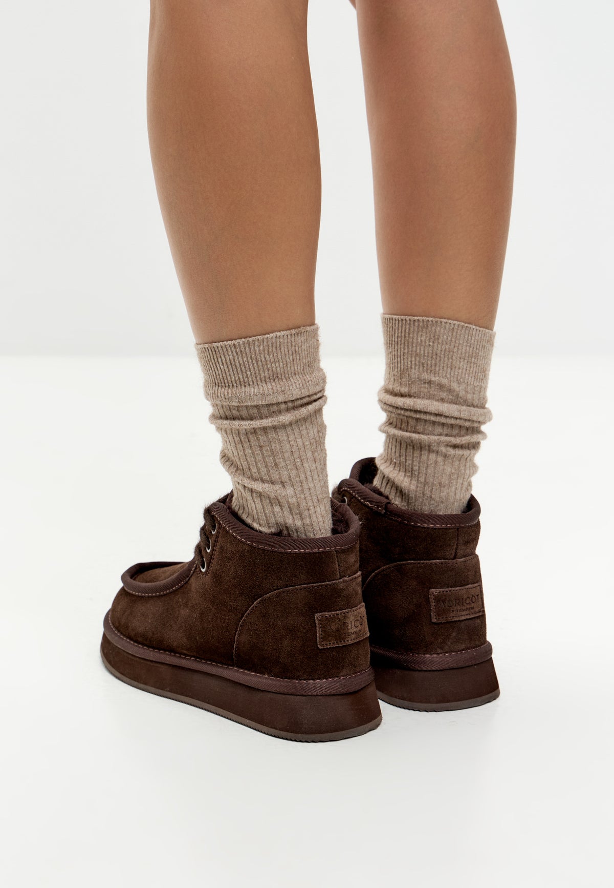 Bottines Cozy Trek – Marron foncé
