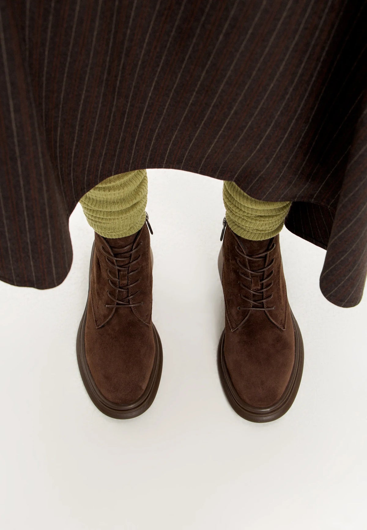 Refined Utility Lace-Up - Brown