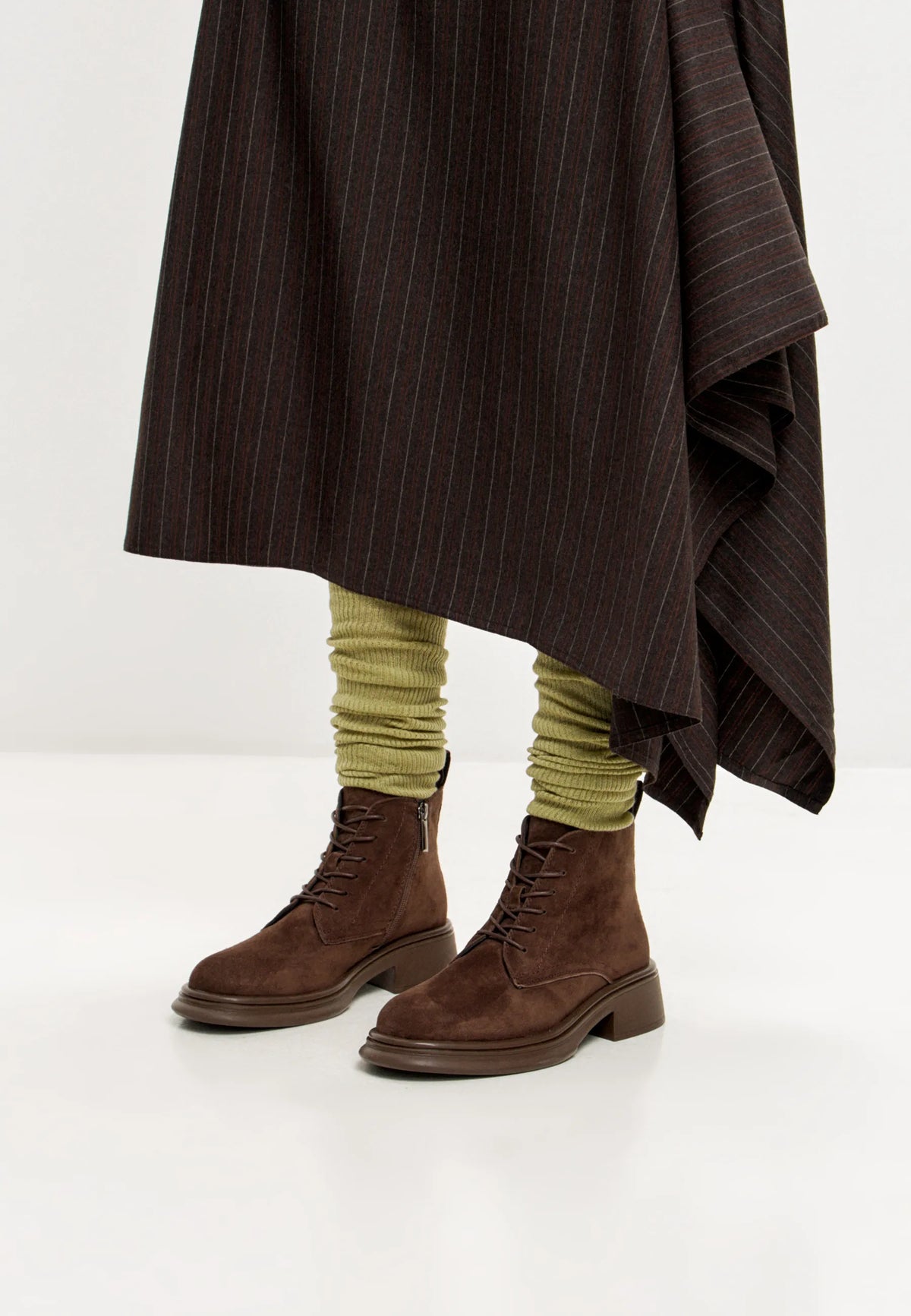 Refined Utility Lace-Up - Brown