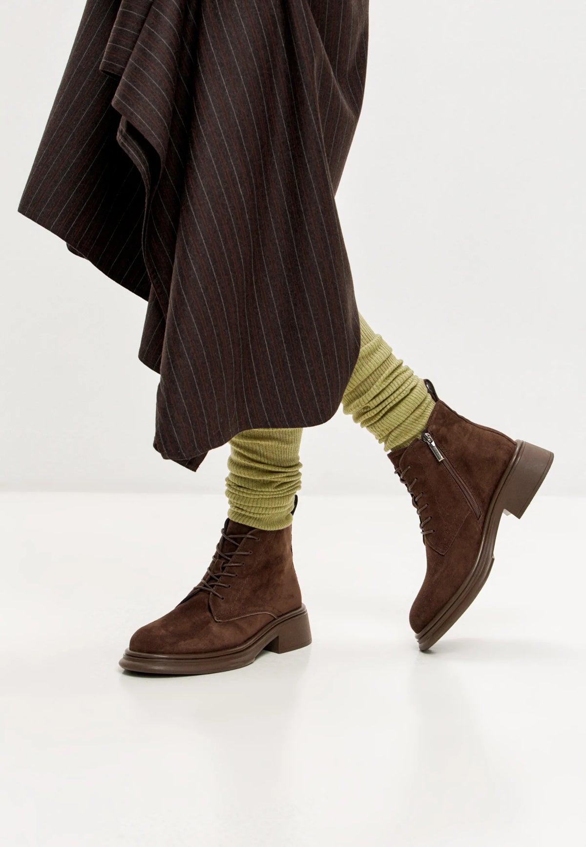 Refined Utility Lace-Up - Brown