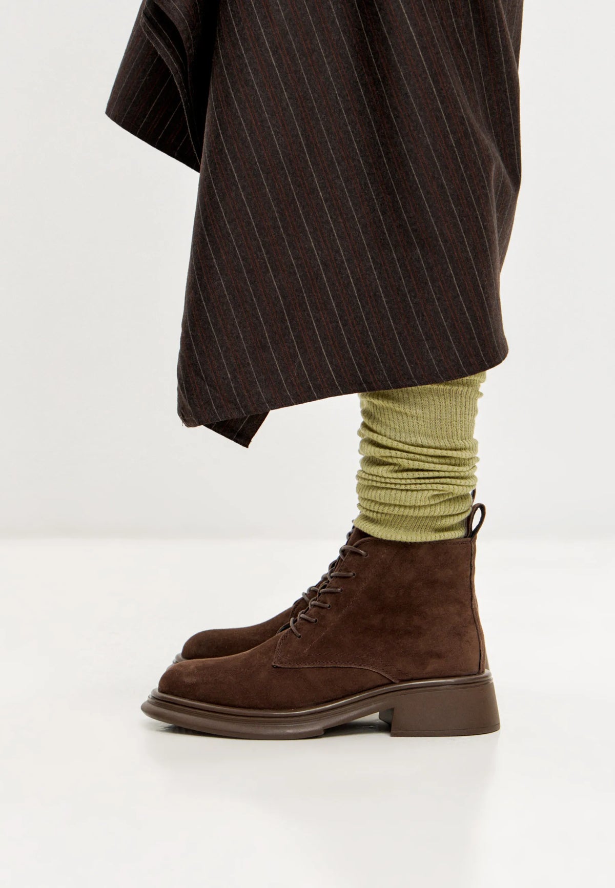 Refined Utility Lace-Up - Brown