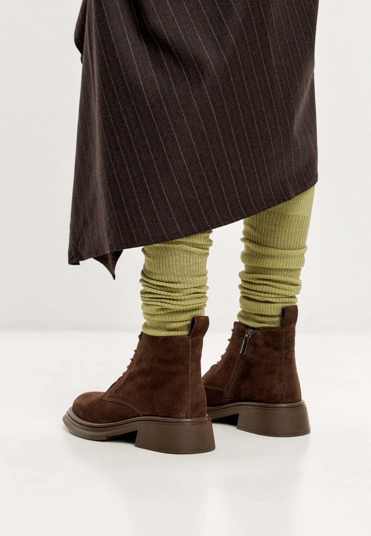 Refined Utility Lace-Up - Brown