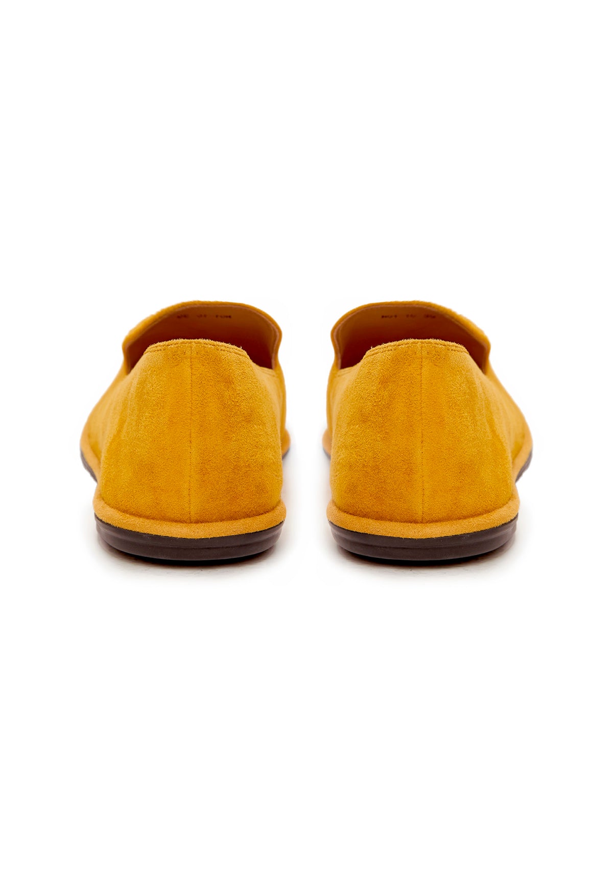 Soft Step Suede Leather Loafers – Yellow