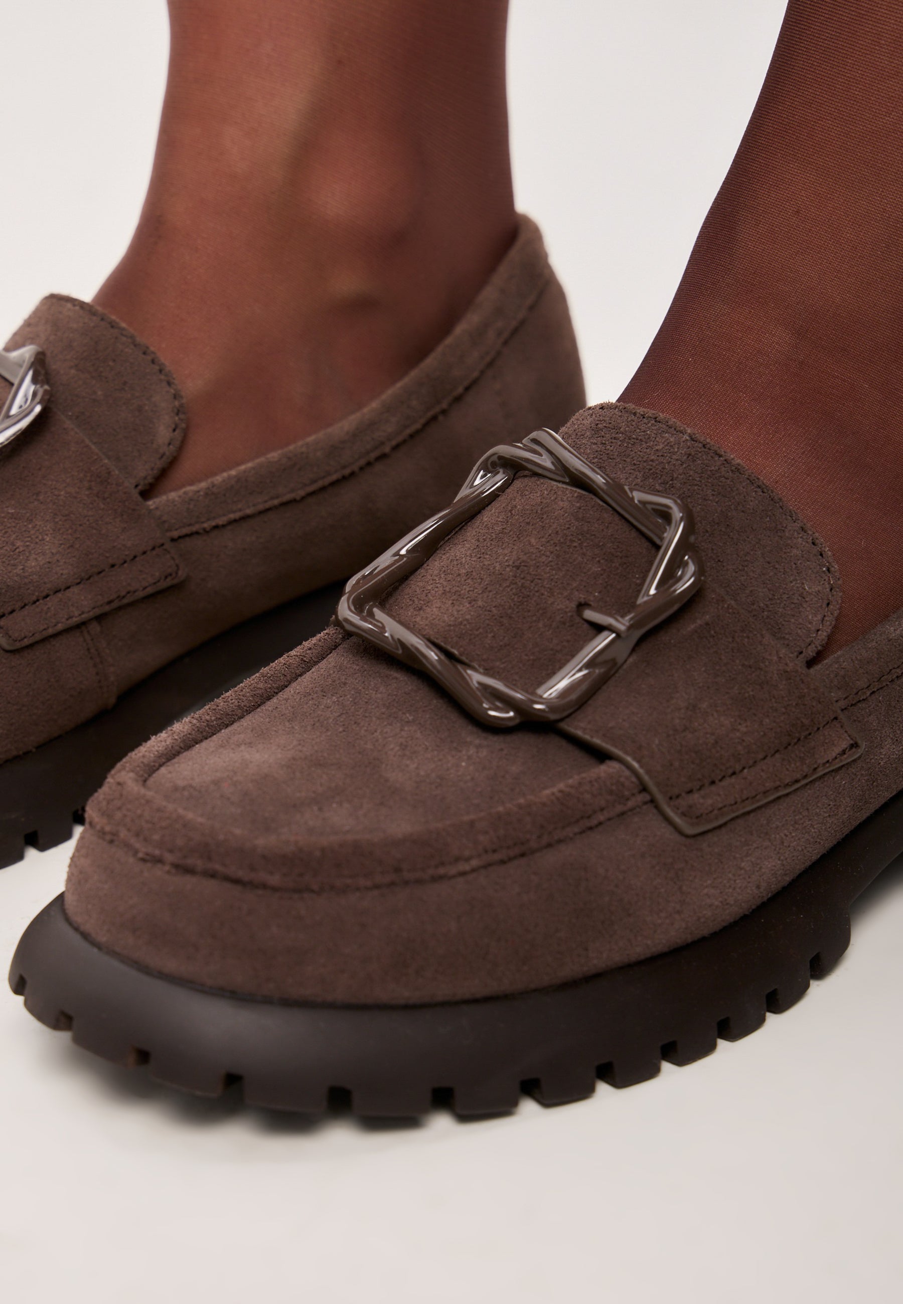 Platform Loafers Jenny - Brown