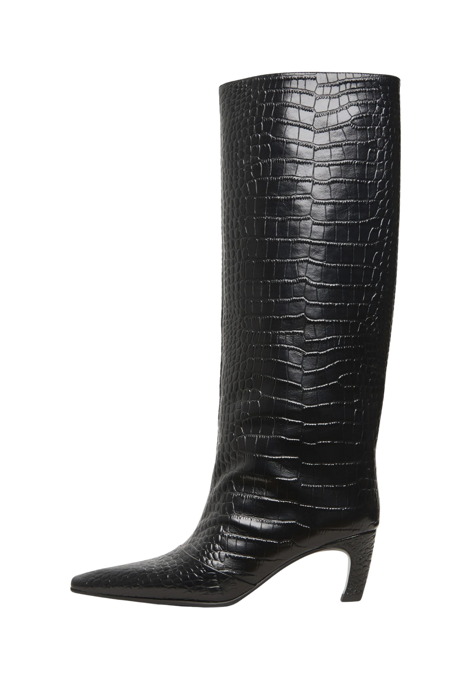 Croc Queen Knee Boots