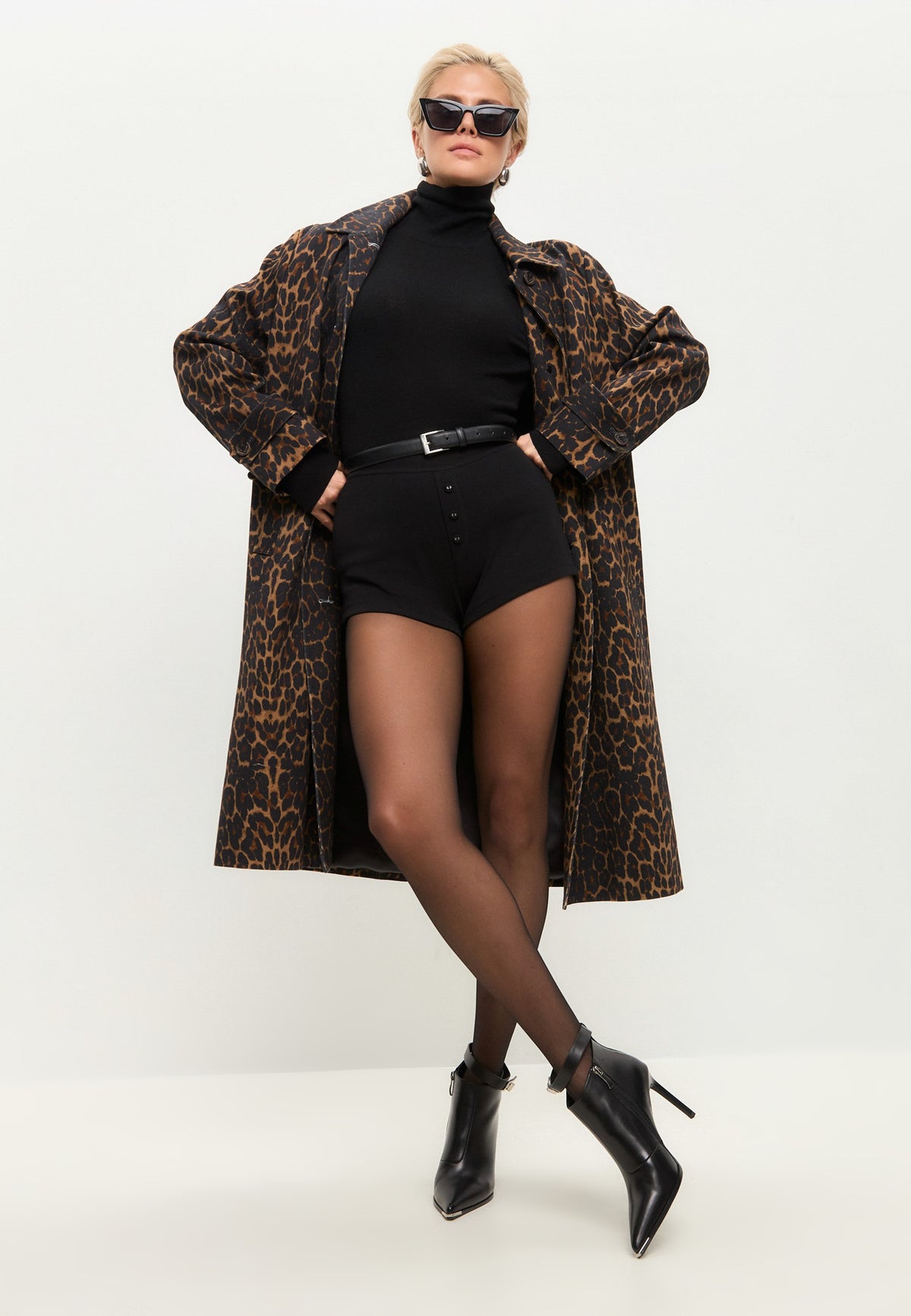 Midnight Charm Stiletto Boots - Black